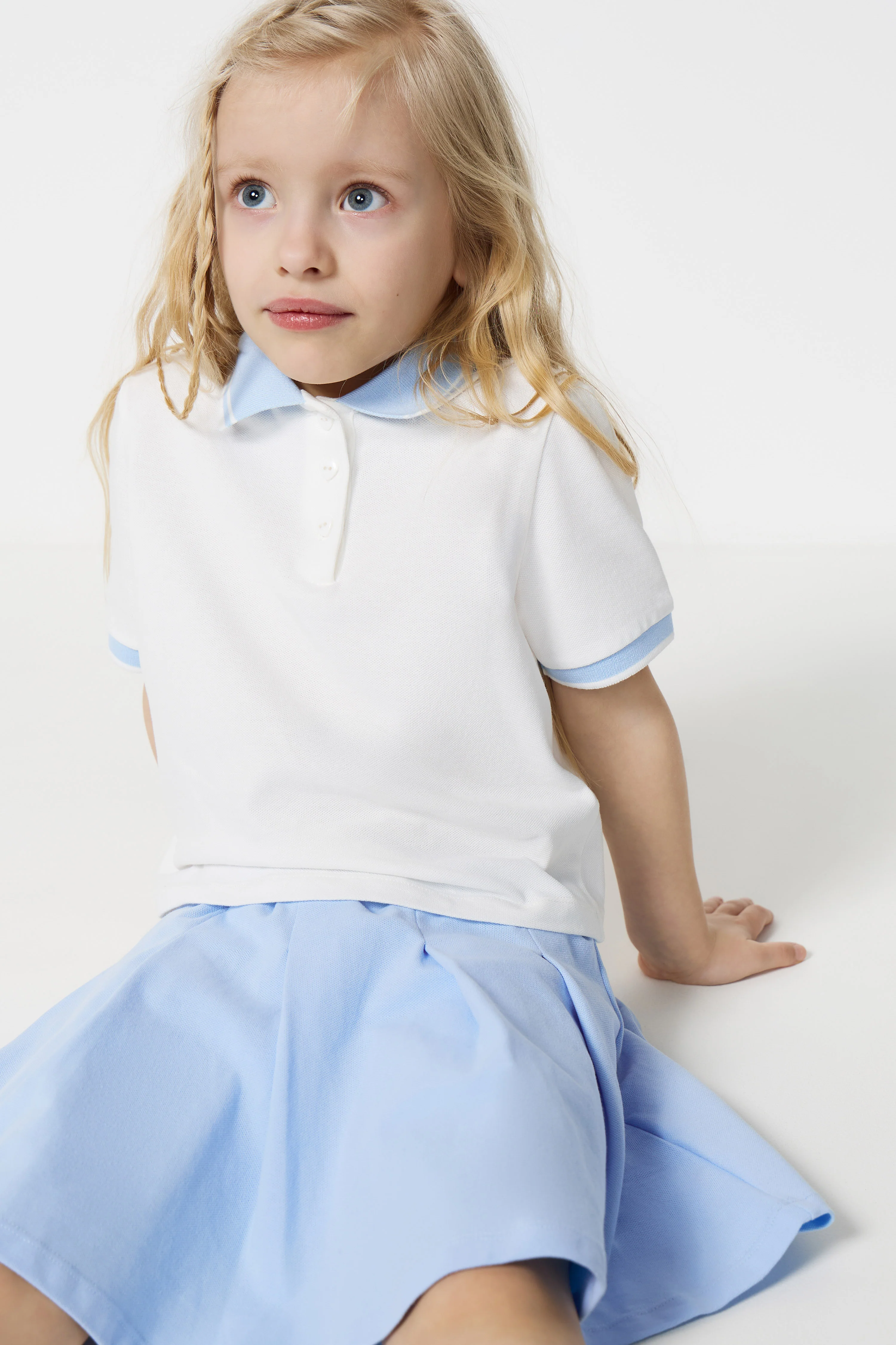 PLEATED COTTON SKORT - Image 4