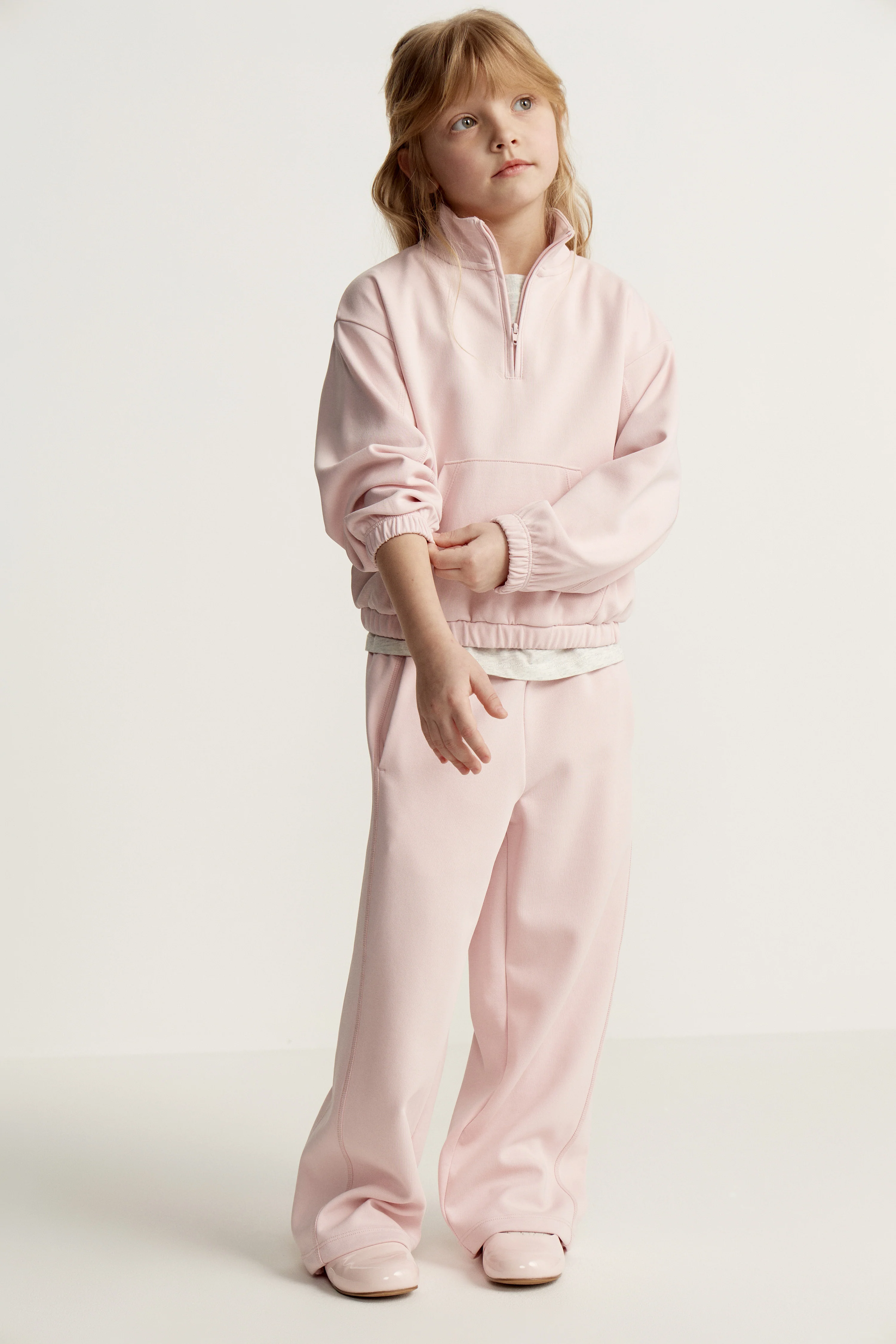 ZIP-TOP INTERLOCK SWEATSHIRT - Image 2