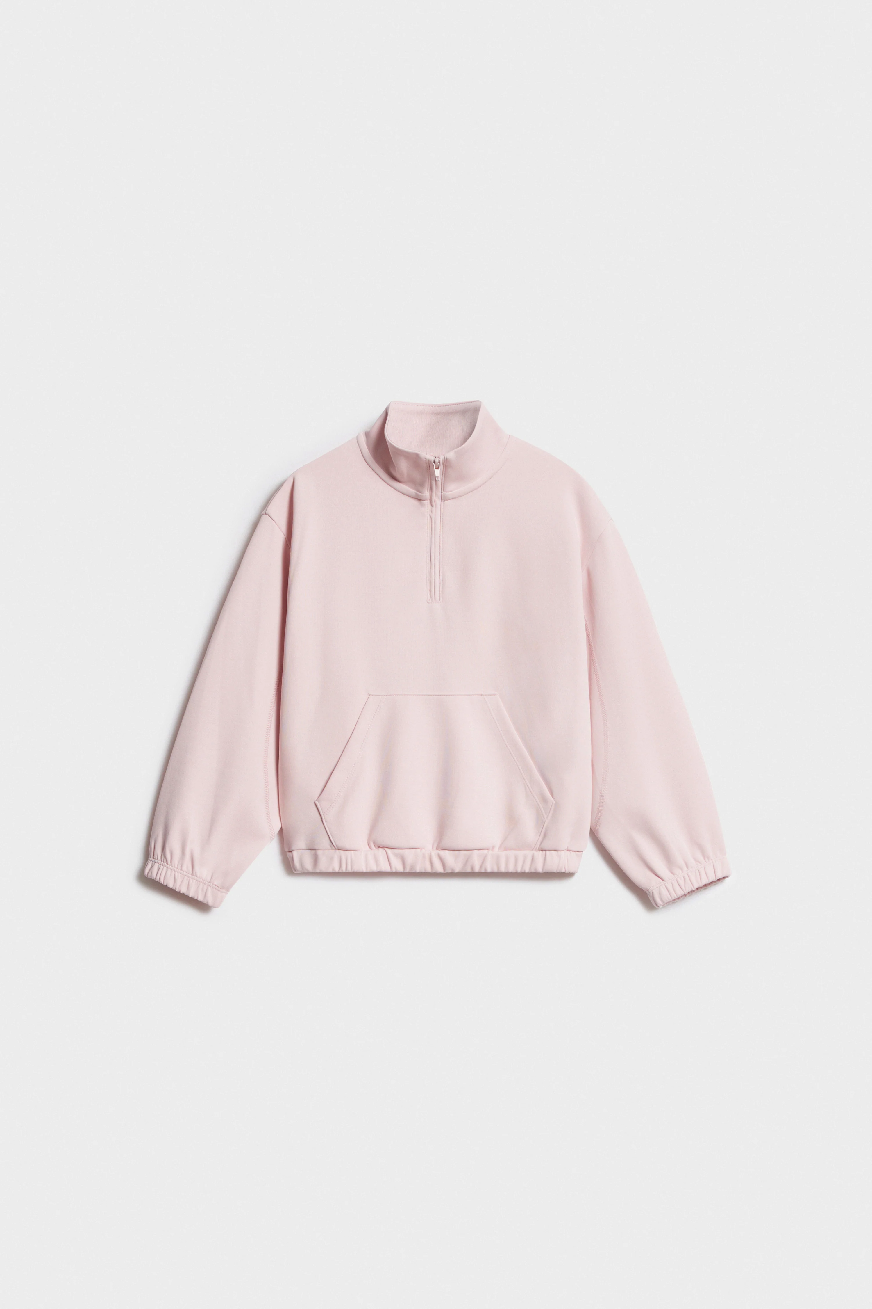 ZIP-TOP INTERLOCK SWEATSHIRT - Image 4