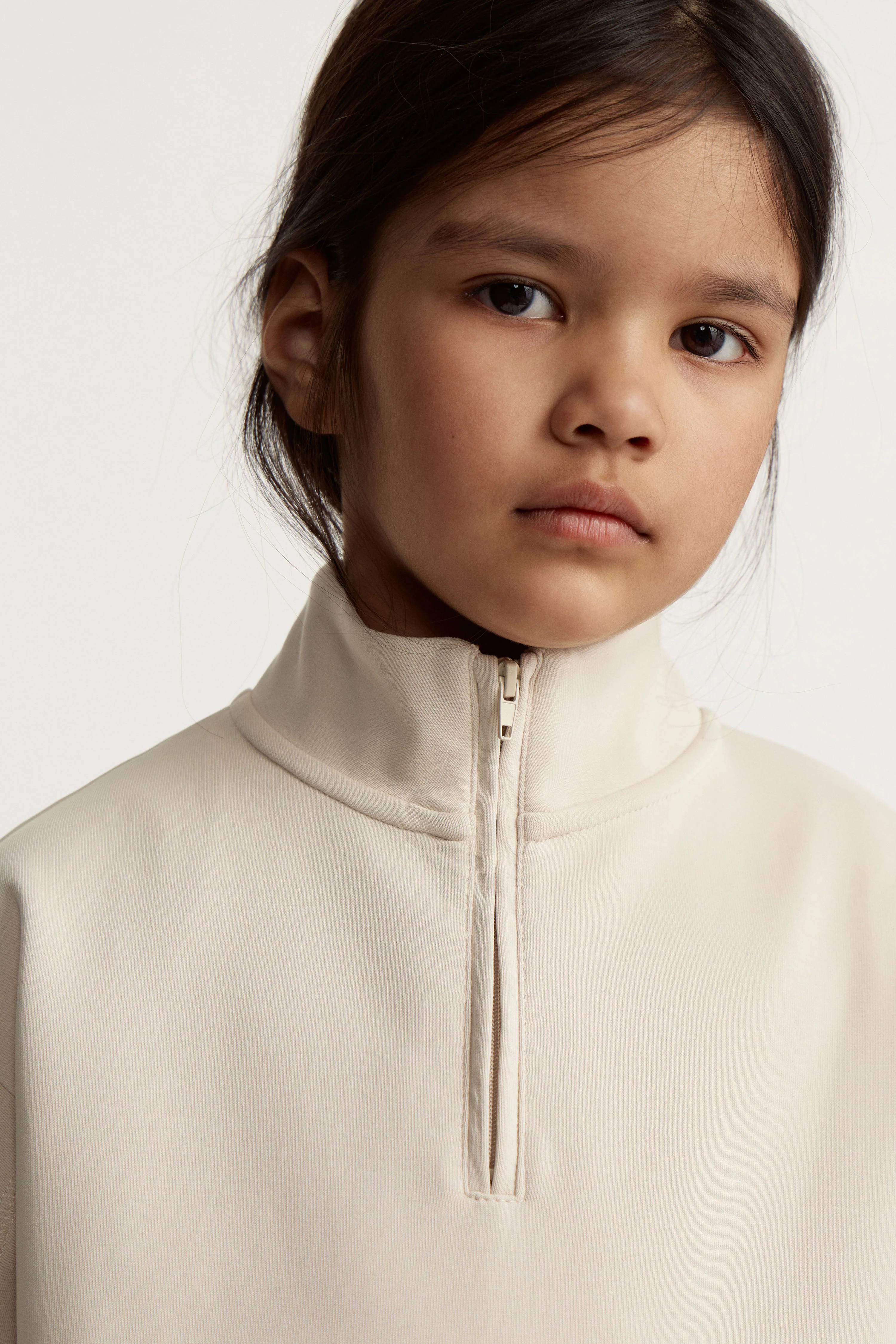 ZIP-TOP INTERLOCK SWEATSHIRT - Image 2