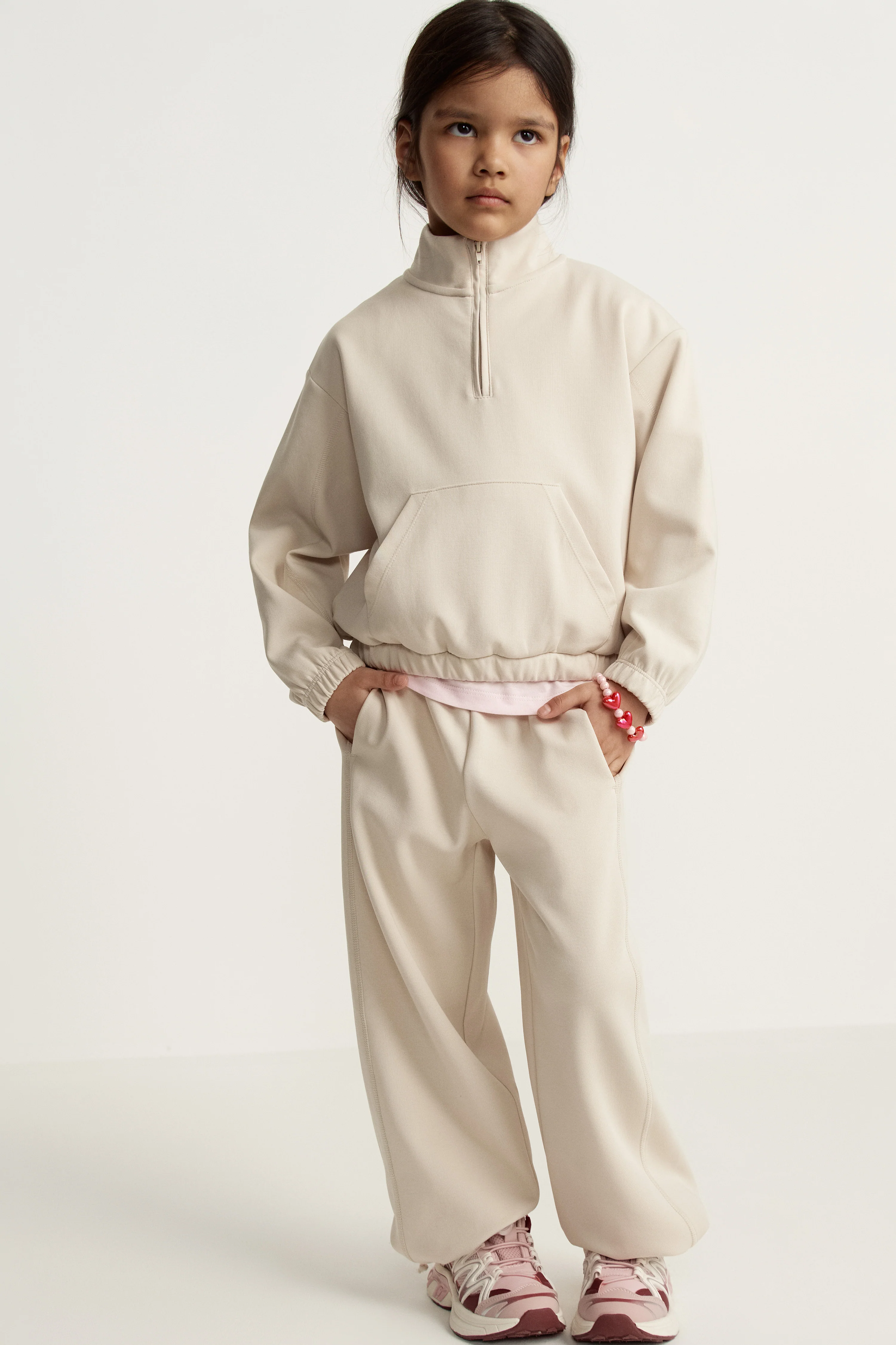 ZIP-TOP INTERLOCK SWEATSHIRT - Image 3