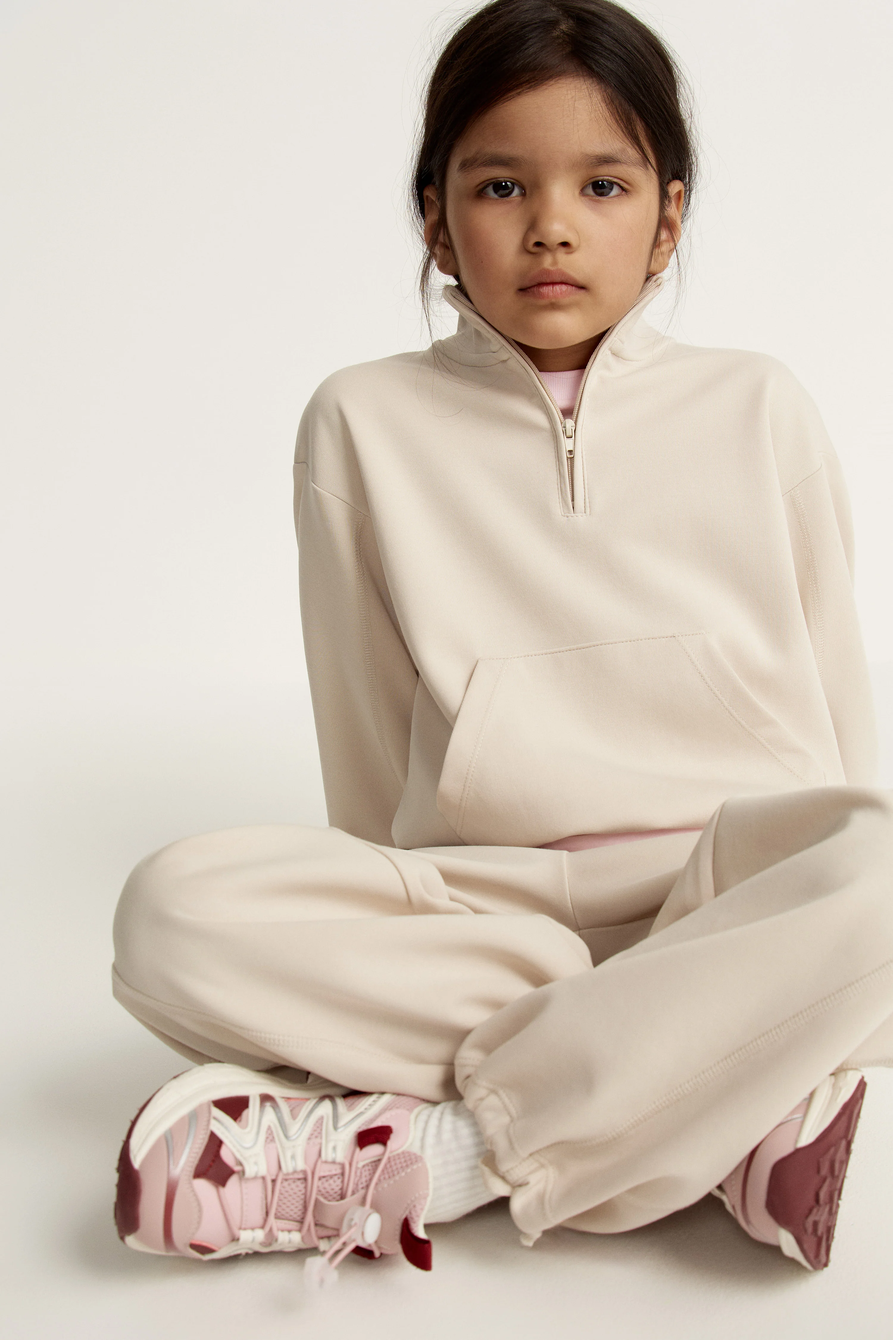 ZIP-TOP INTERLOCK SWEATSHIRT - Image 4