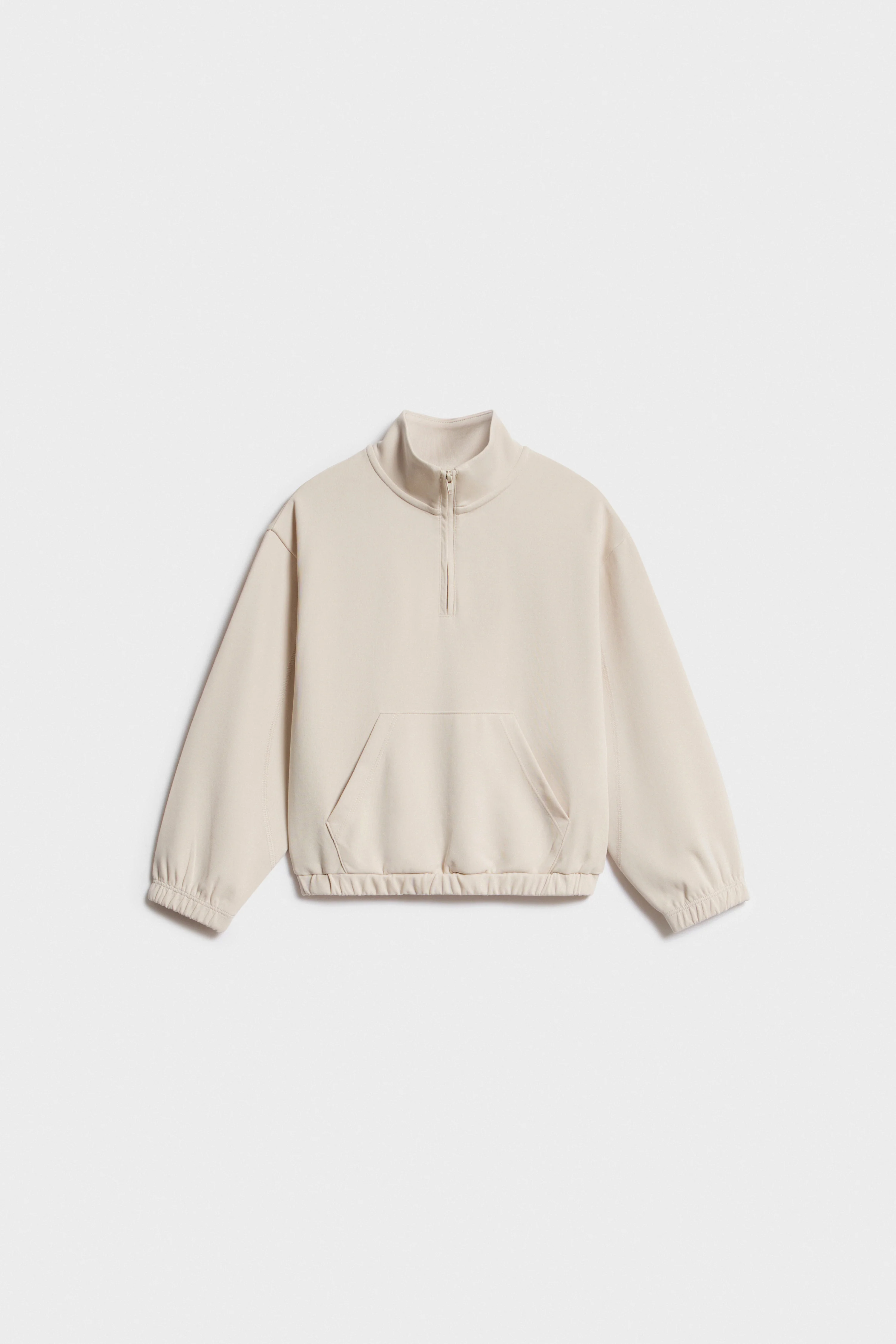 ZIP-TOP INTERLOCK SWEATSHIRT - Image 5