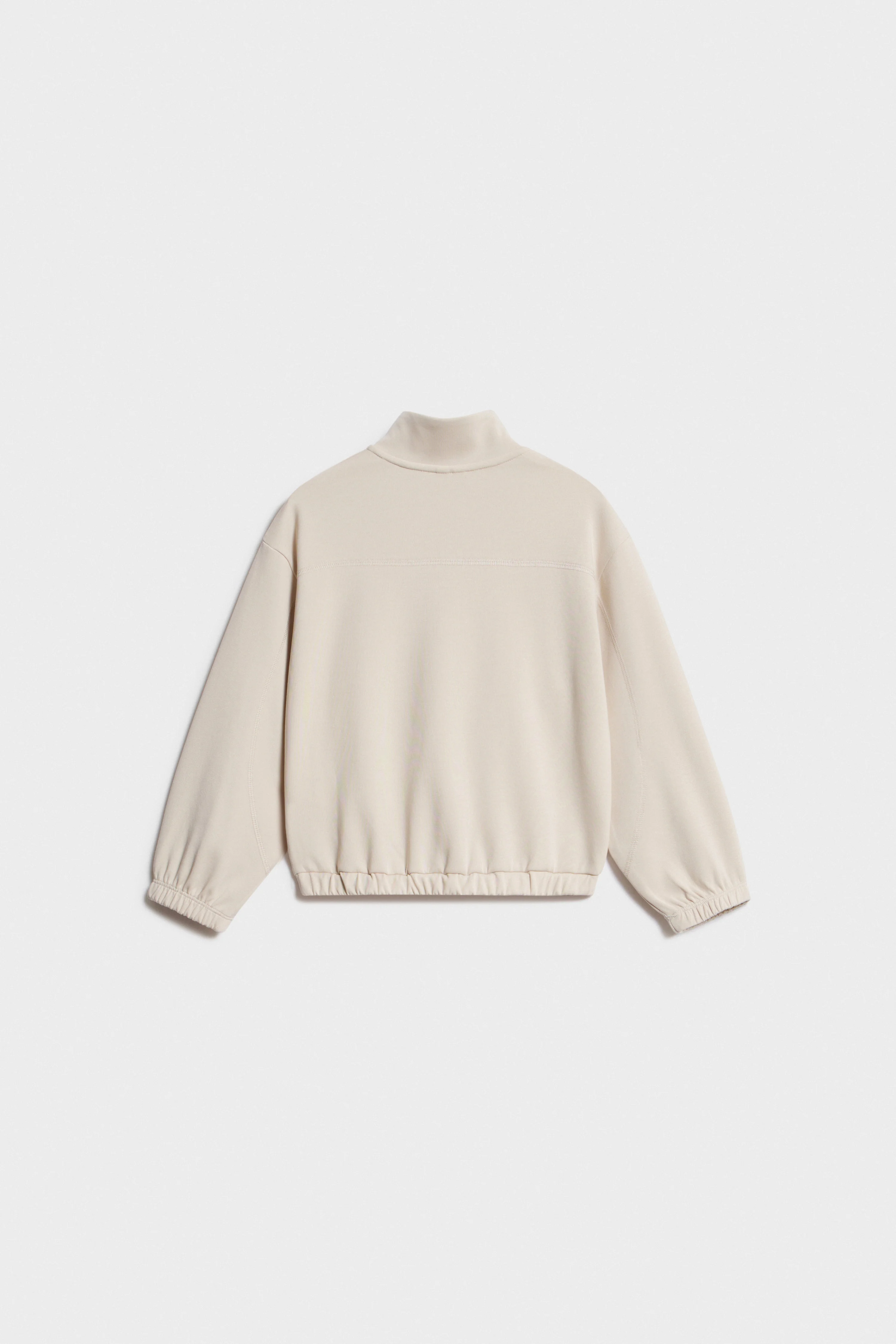 ZIP-TOP INTERLOCK SWEATSHIRT - Image 6