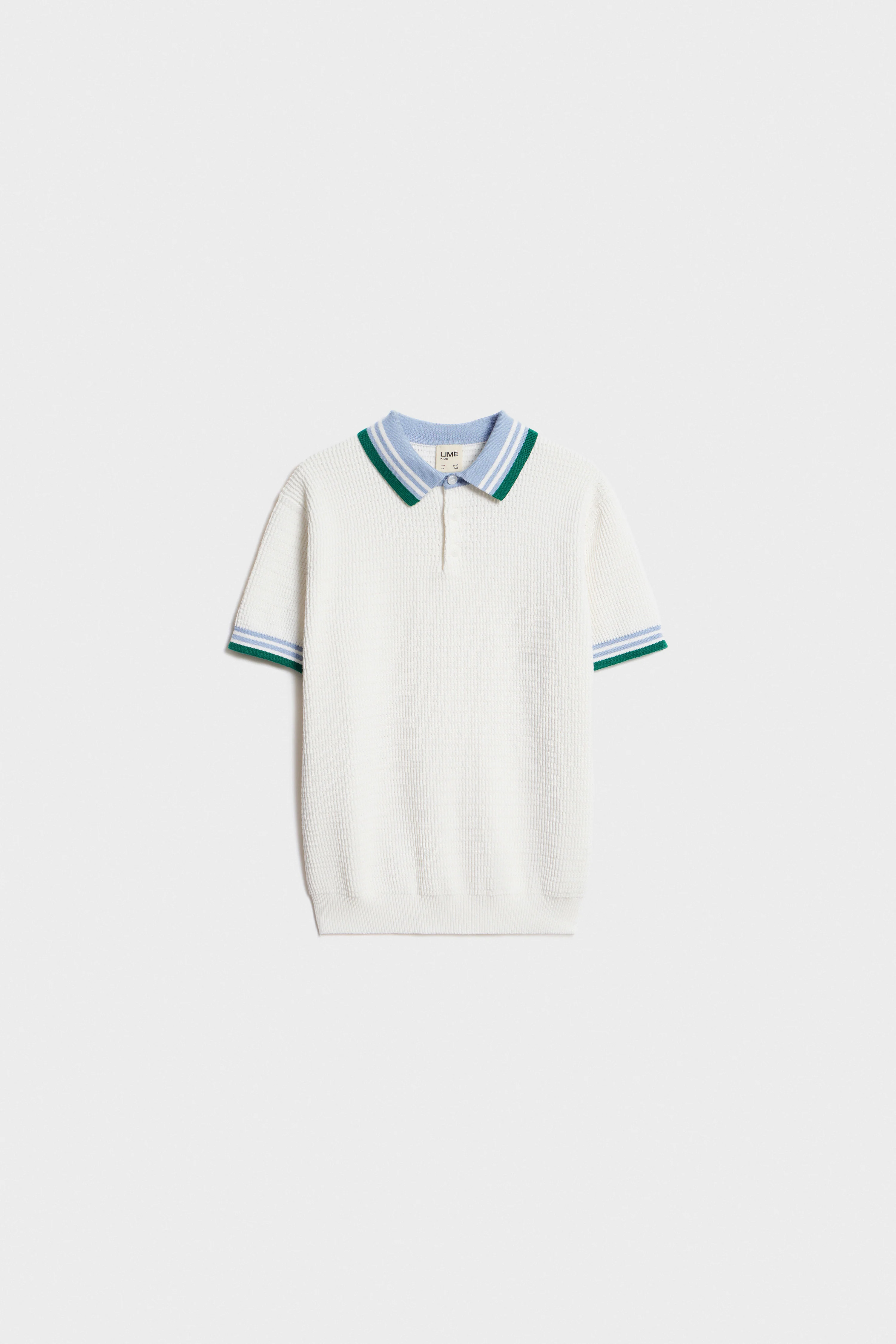 STRIPED COTTON-KNIT POLO - Image 4