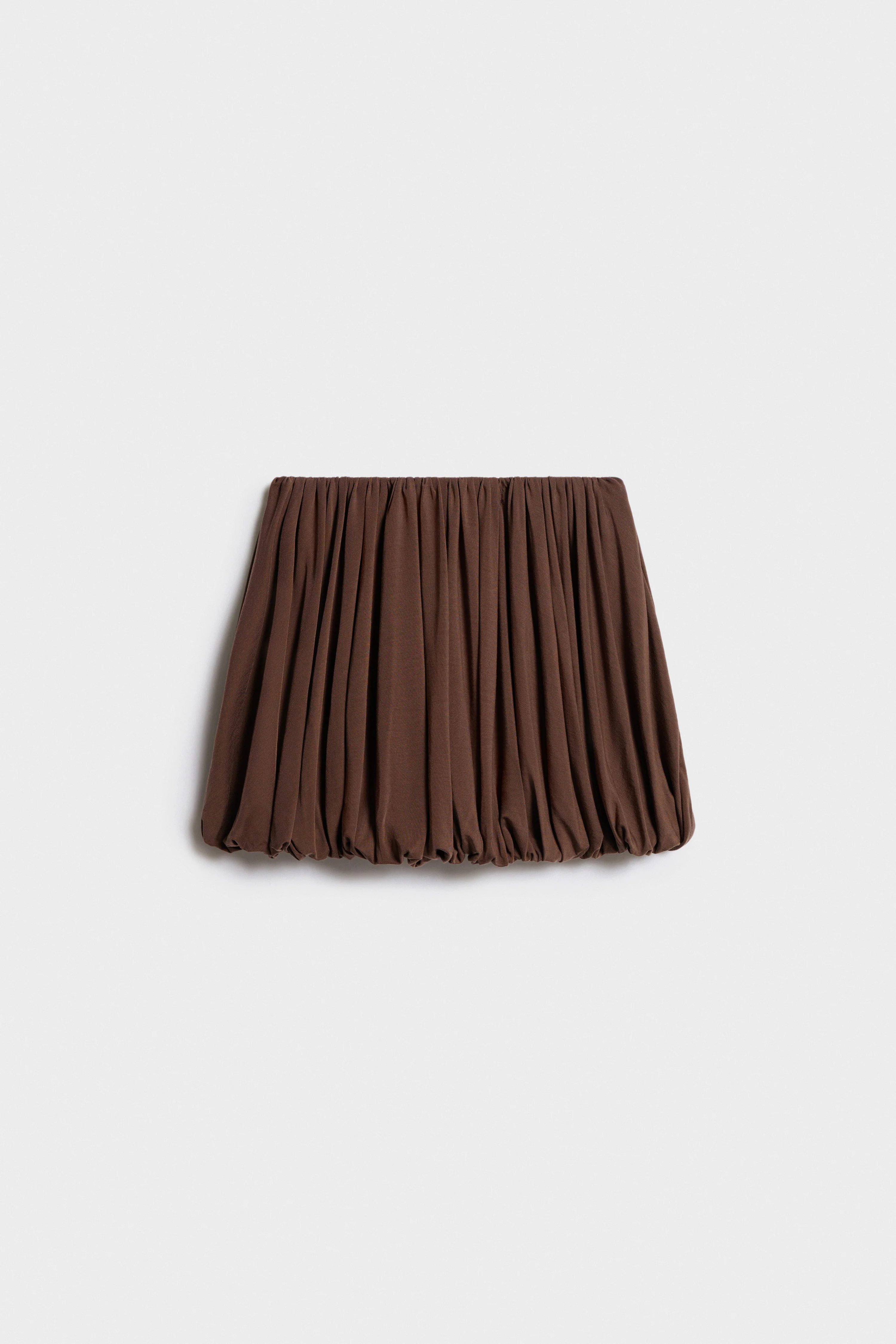 DRAPED LYOCELL SKIRT - Image 4