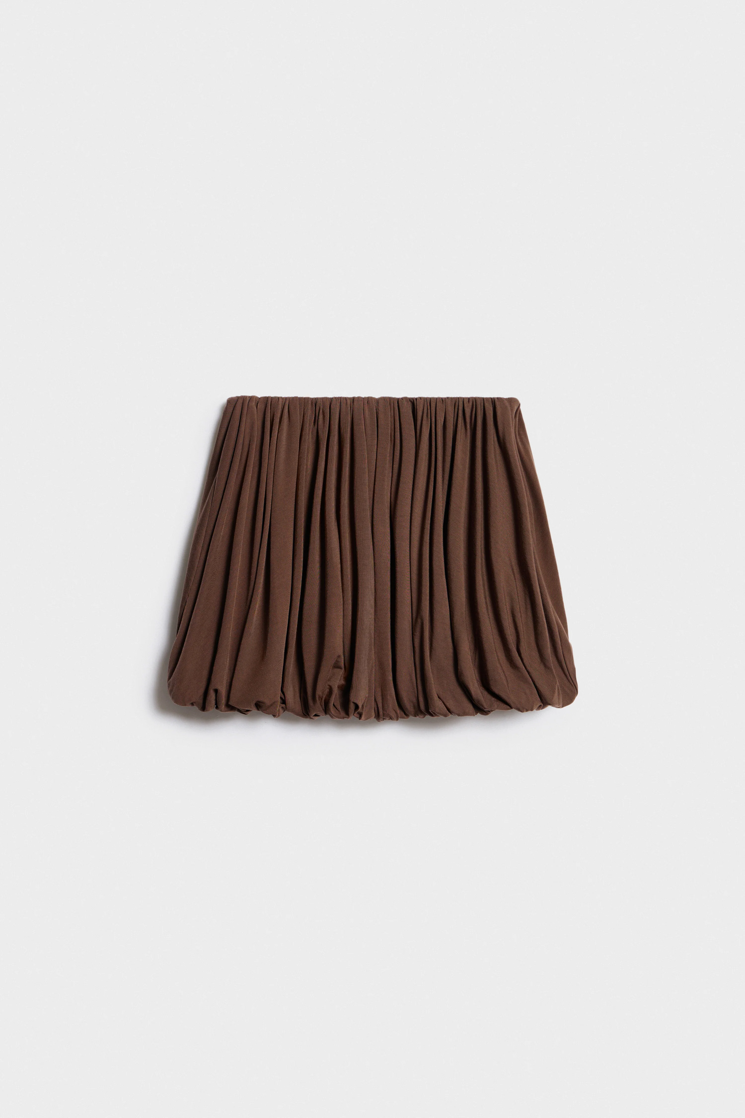 DRAPED LYOCELL SKIRT - Image 5