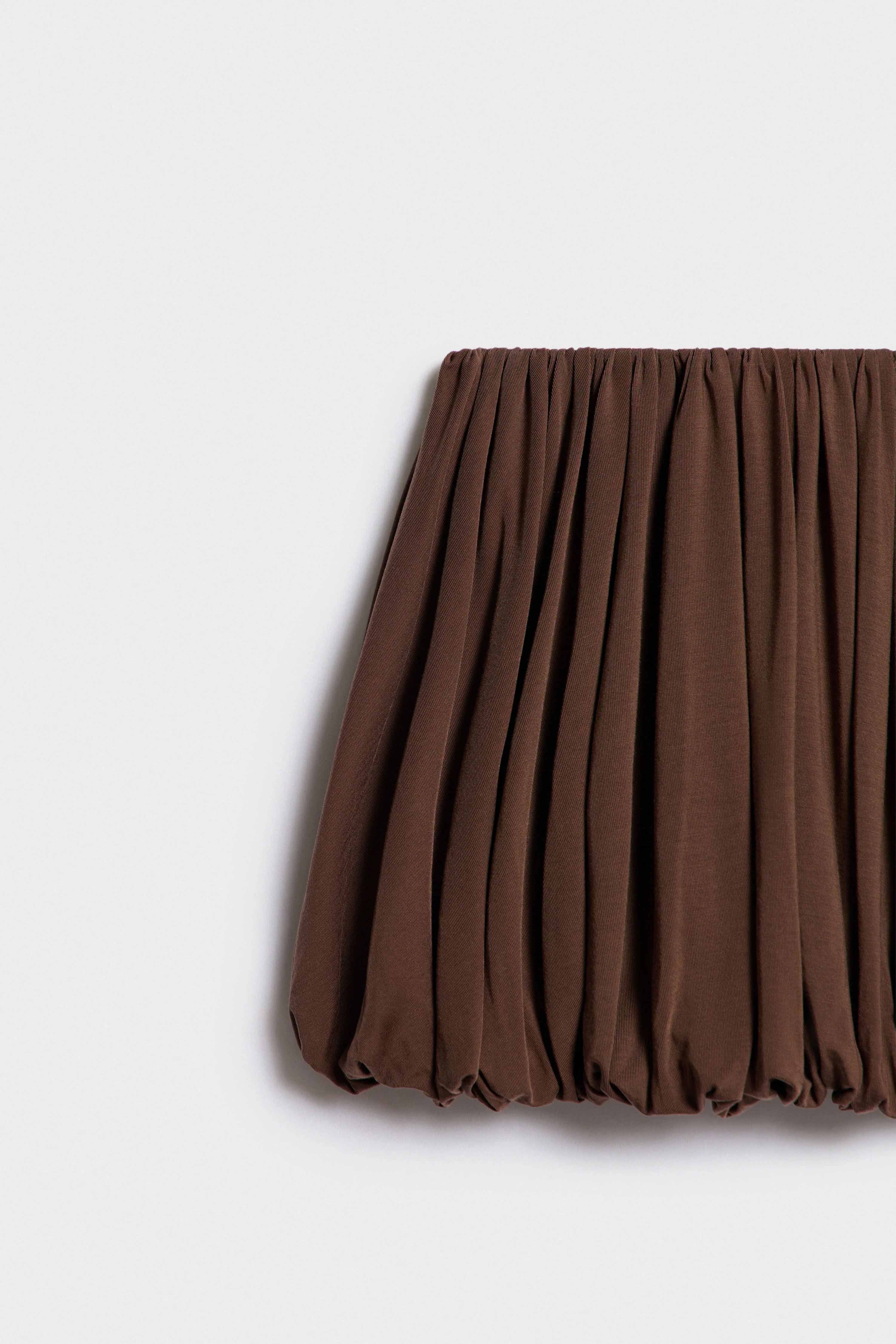 DRAPED LYOCELL SKIRT - Image 6