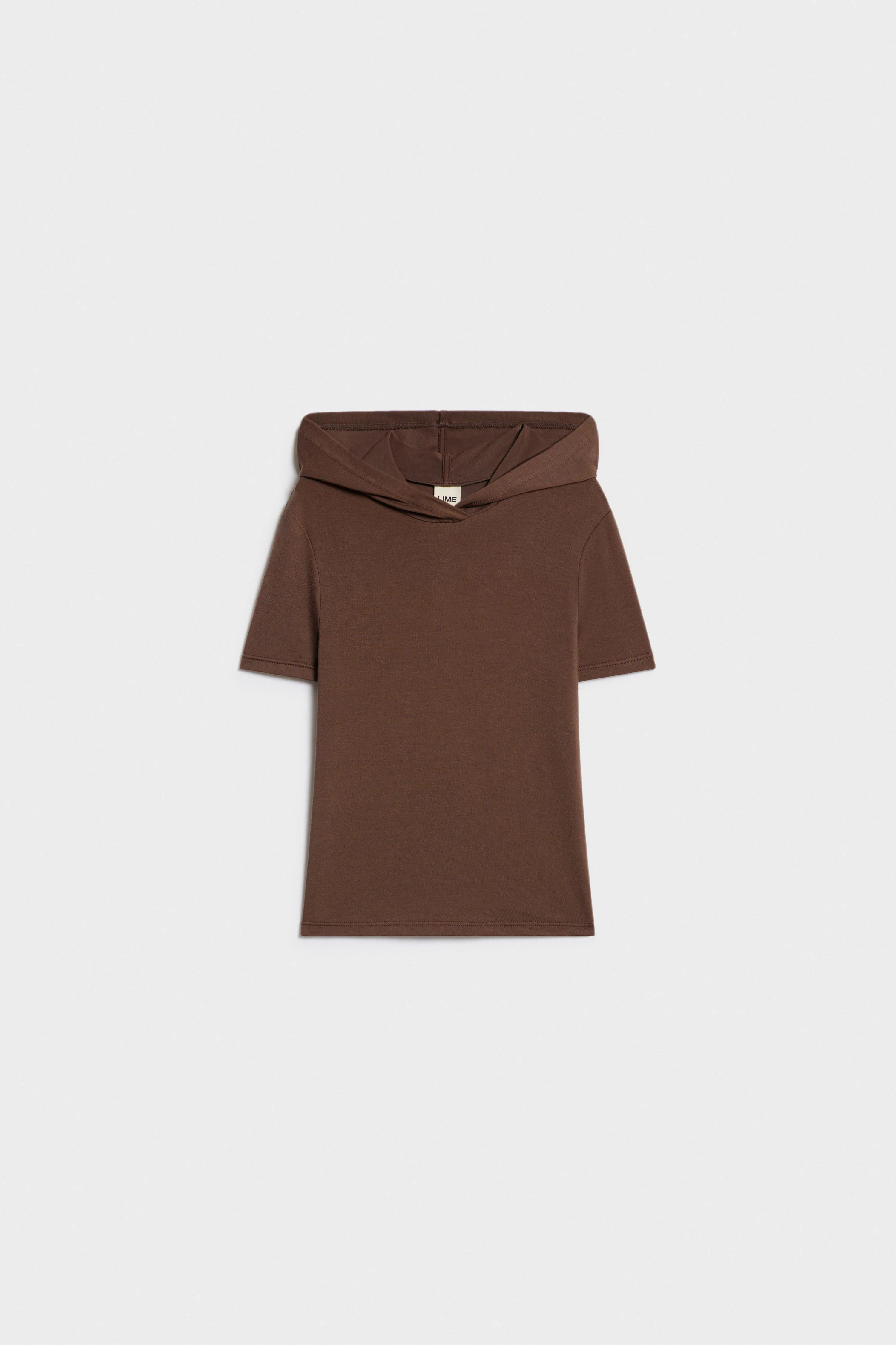 HOODED LYOCELL T-SHIRT - Image 7