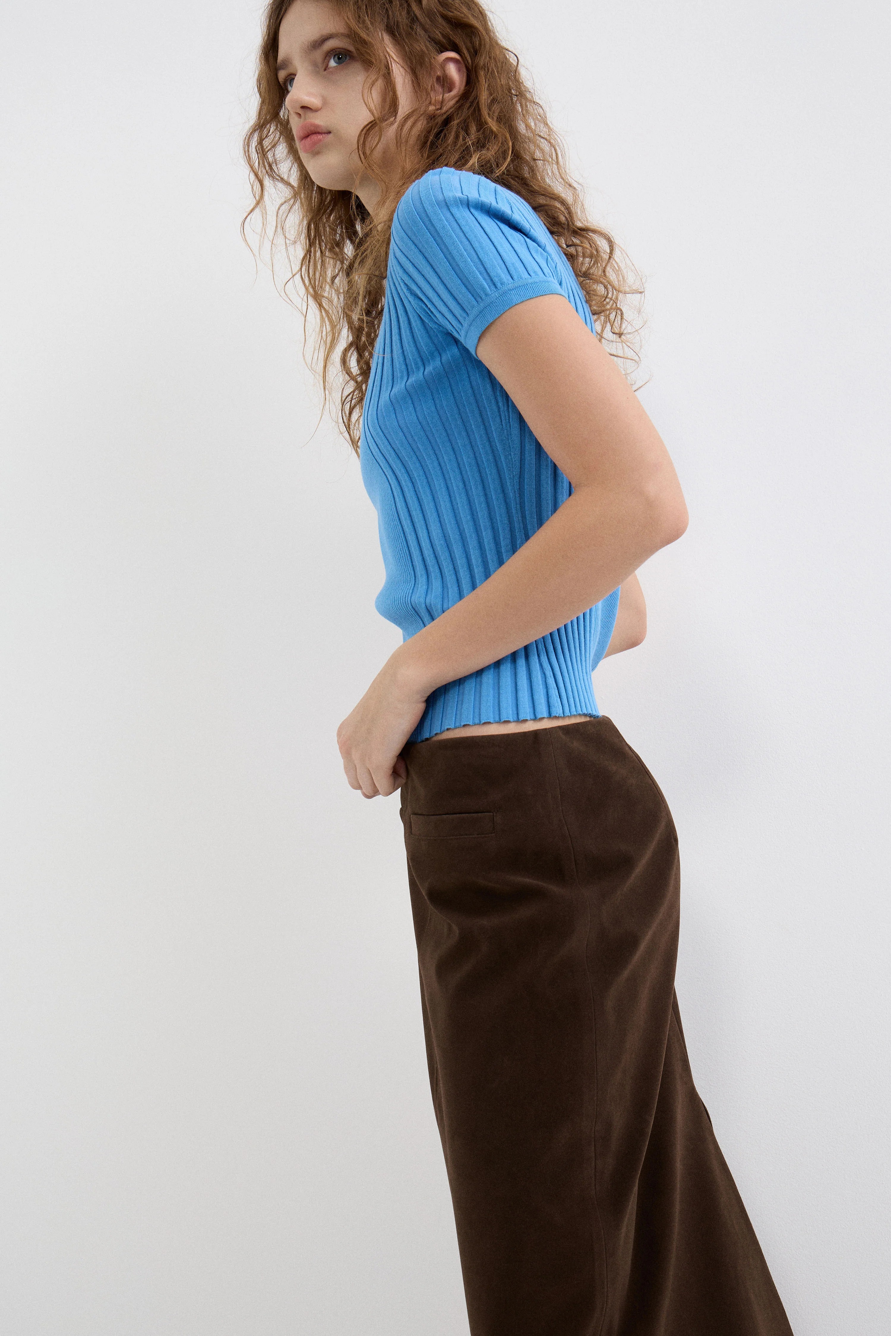 KNITTED VISCOSE-LYOCELL SWEATER - Image 3