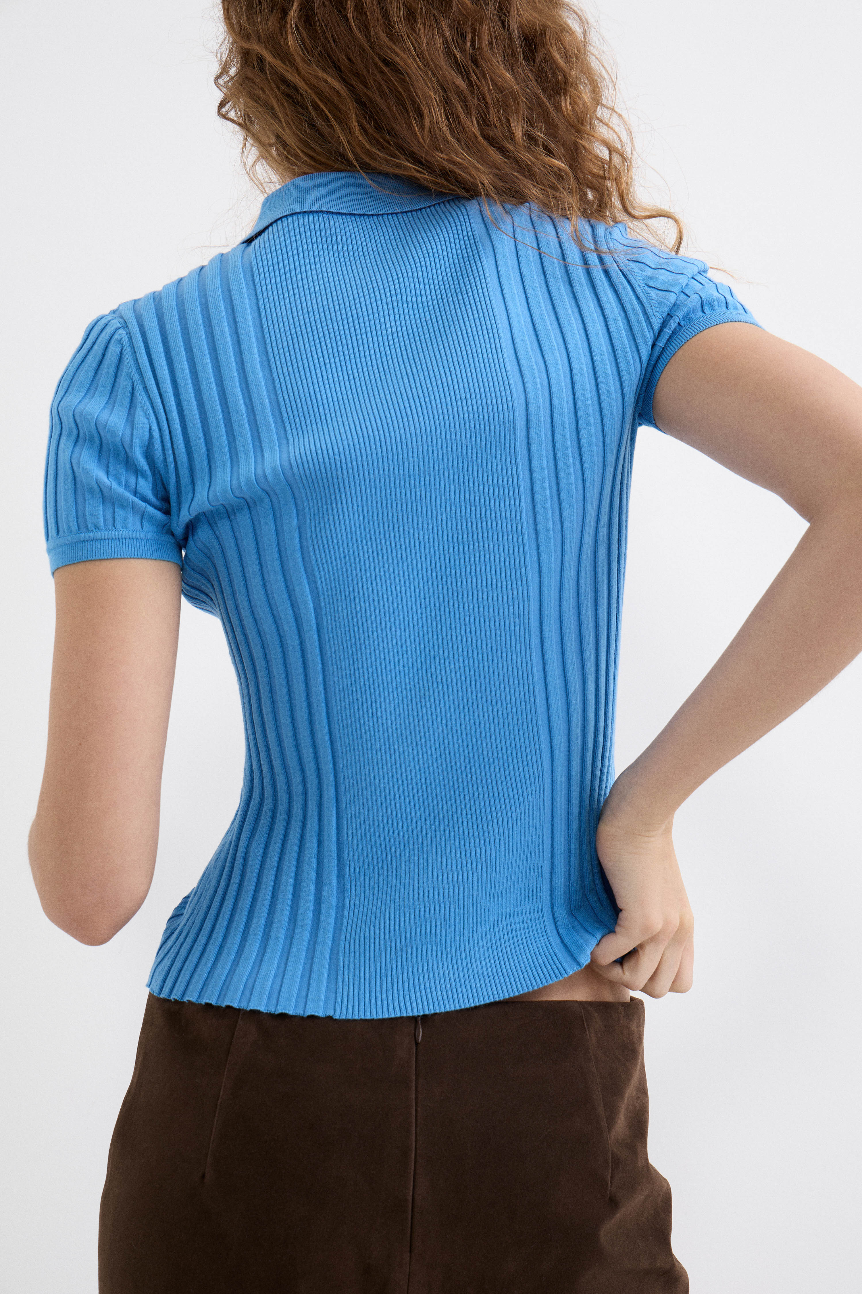 KNITTED VISCOSE-LYOCELL SWEATER - Image 4