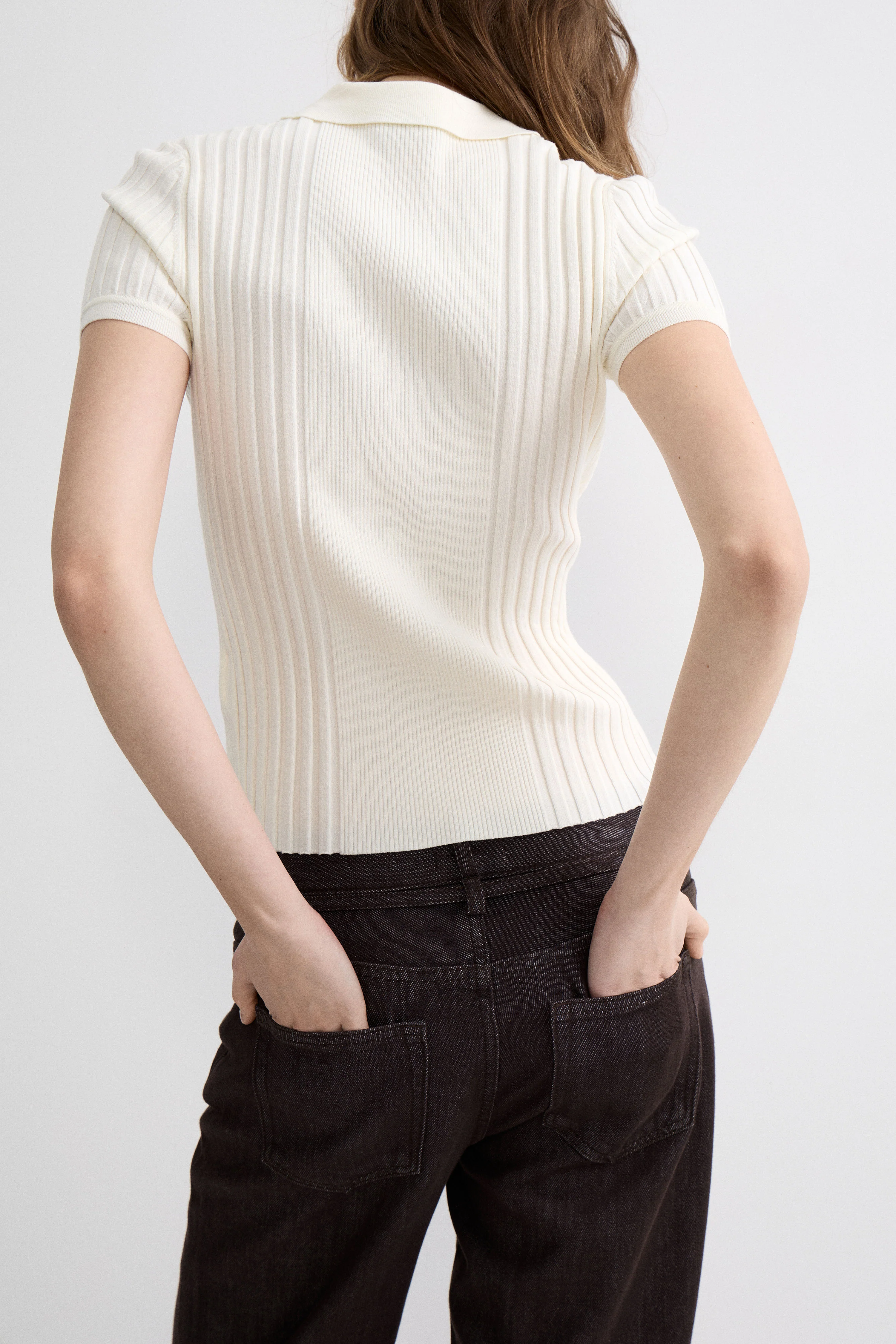 KNITTED VISCOSE-LYOCELL SWEATER - Image 4