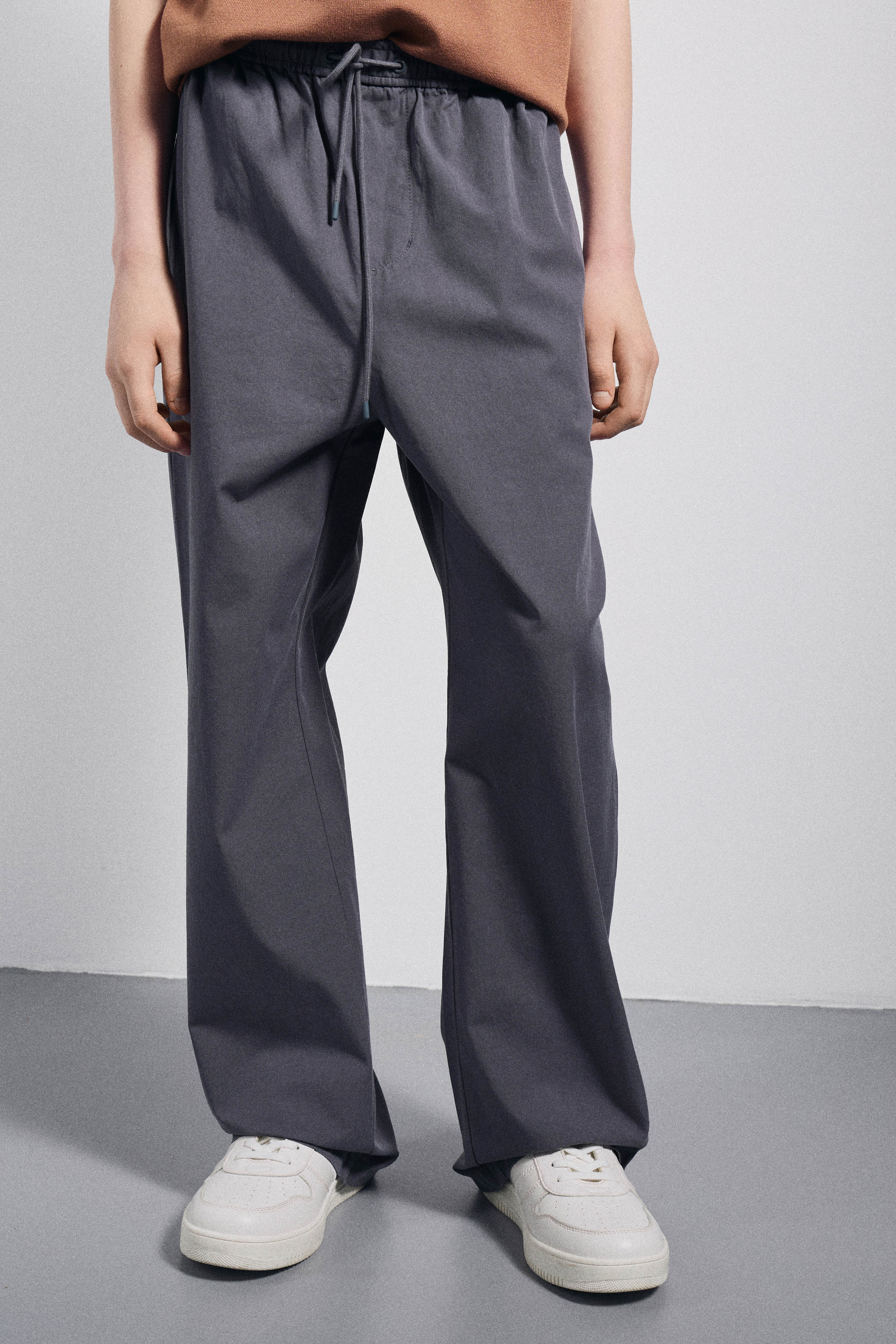 WIDE-LEG COTTON TROUSERS - Image 2