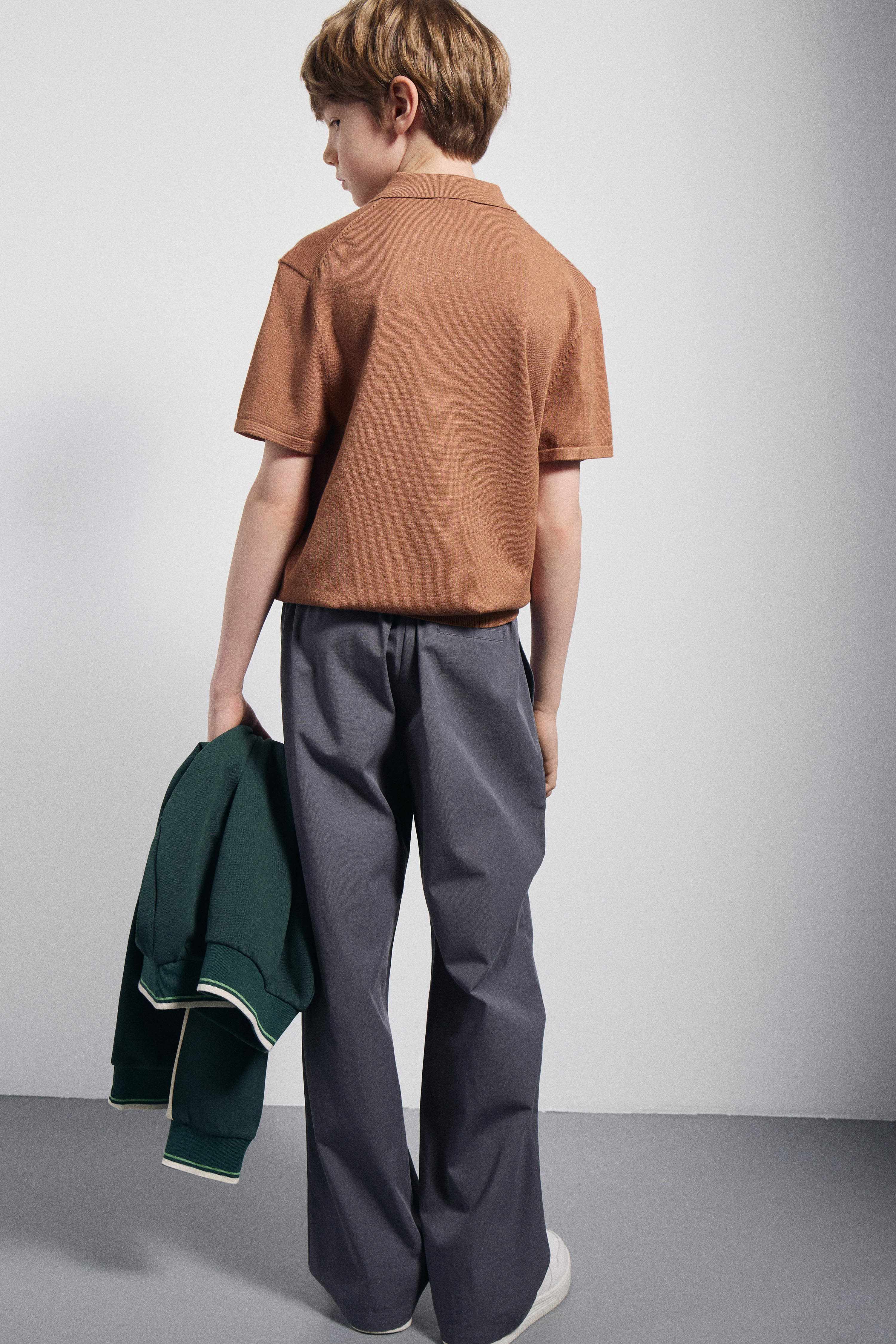 WIDE-LEG COTTON TROUSERS - Image 3