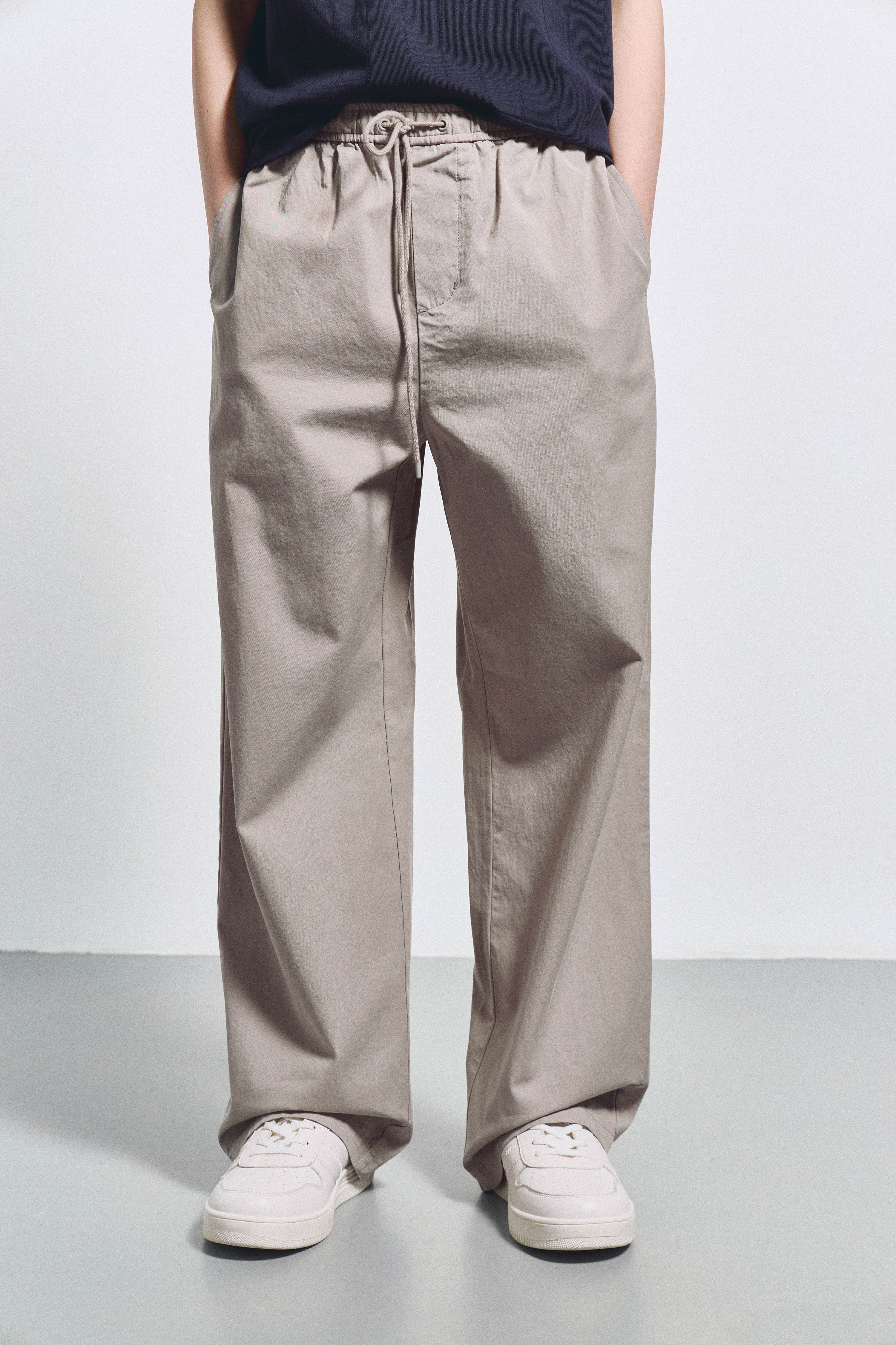 WIDE-LEG COTTON TROUSERS - Image 2