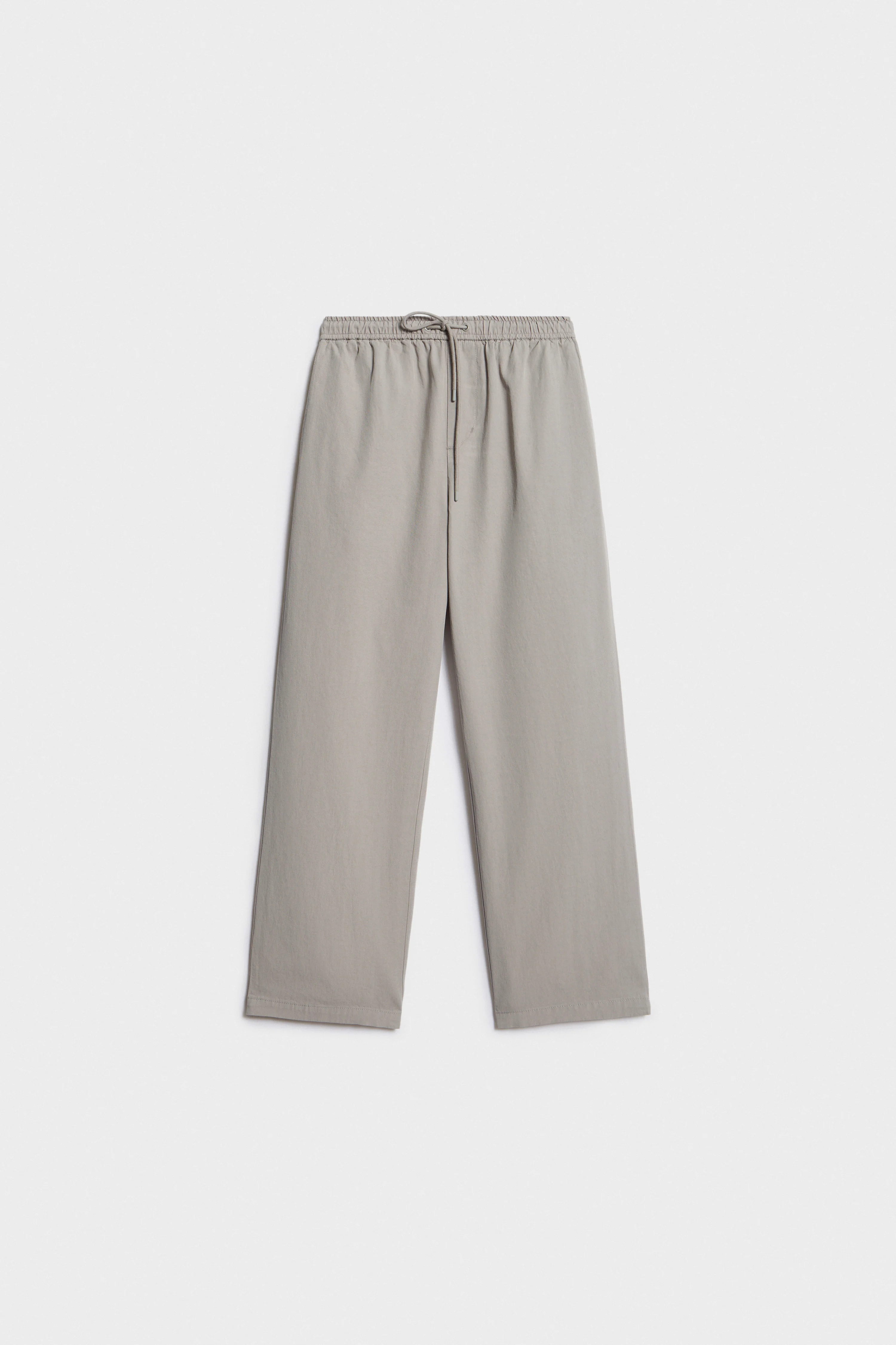 WIDE-LEG COTTON TROUSERS - Image 4