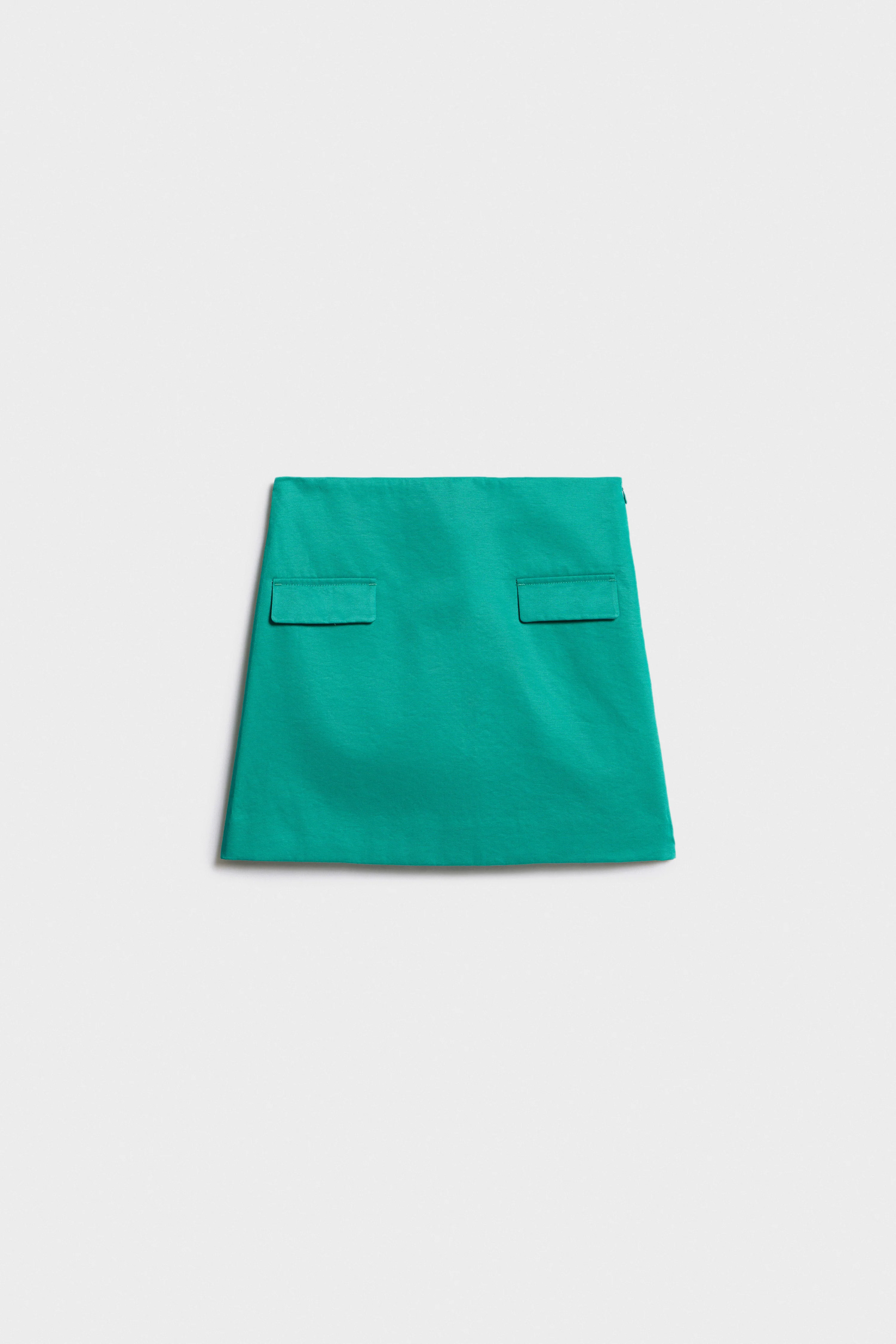 COTTON WEAVE SKIRT - Image 4