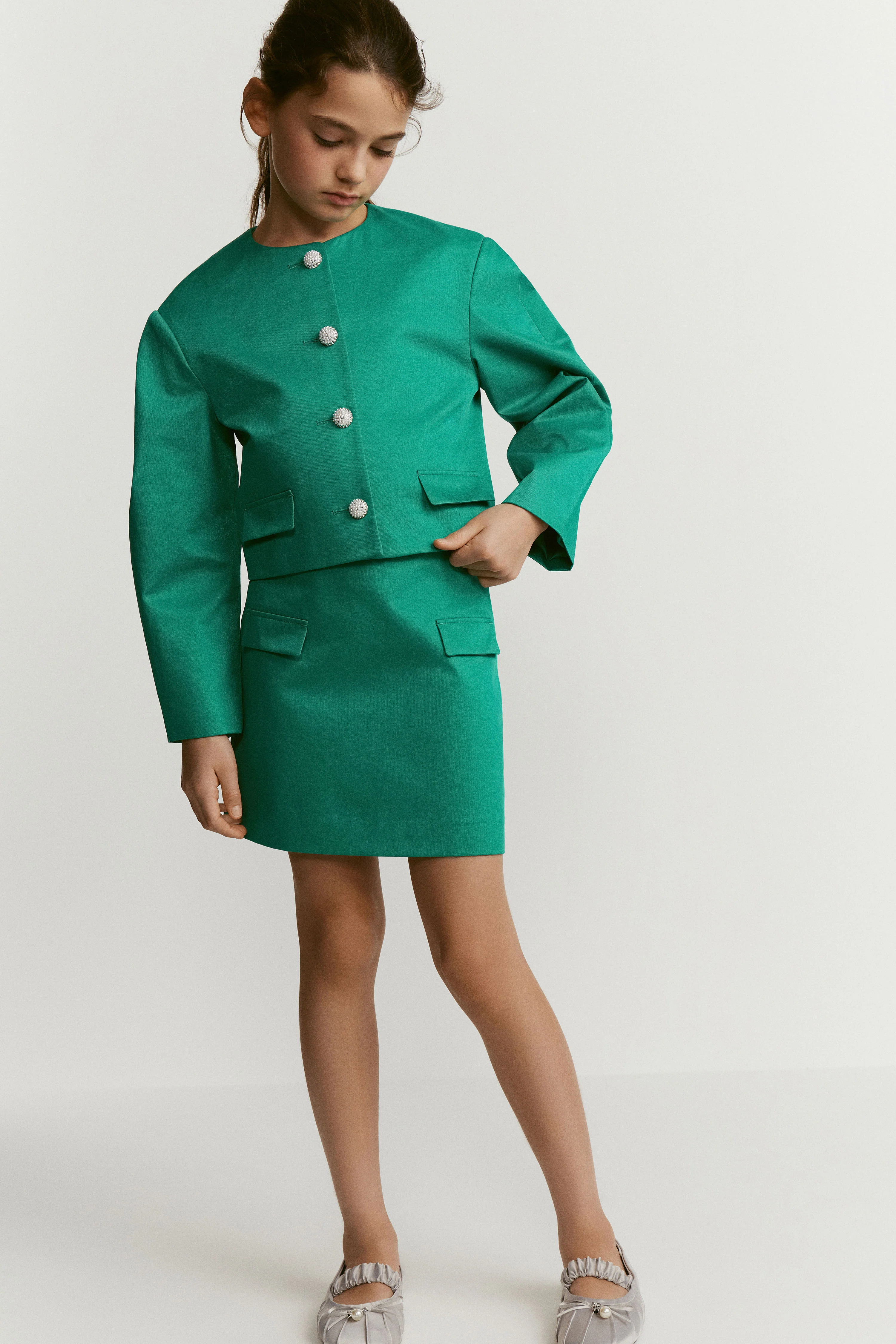 COTTON WEAVE BLAZER - Image 2