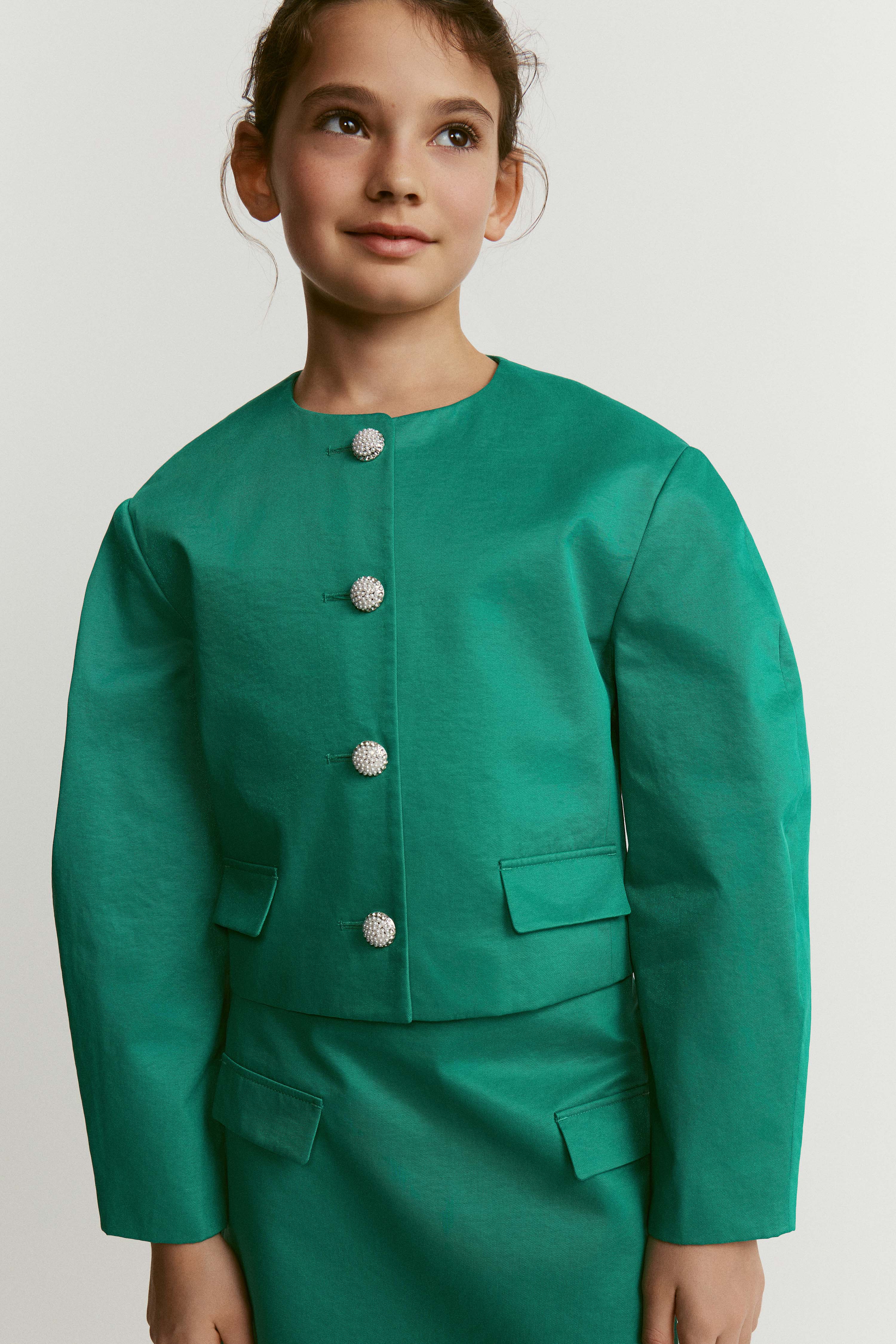 COTTON WEAVE BLAZER - Image 3