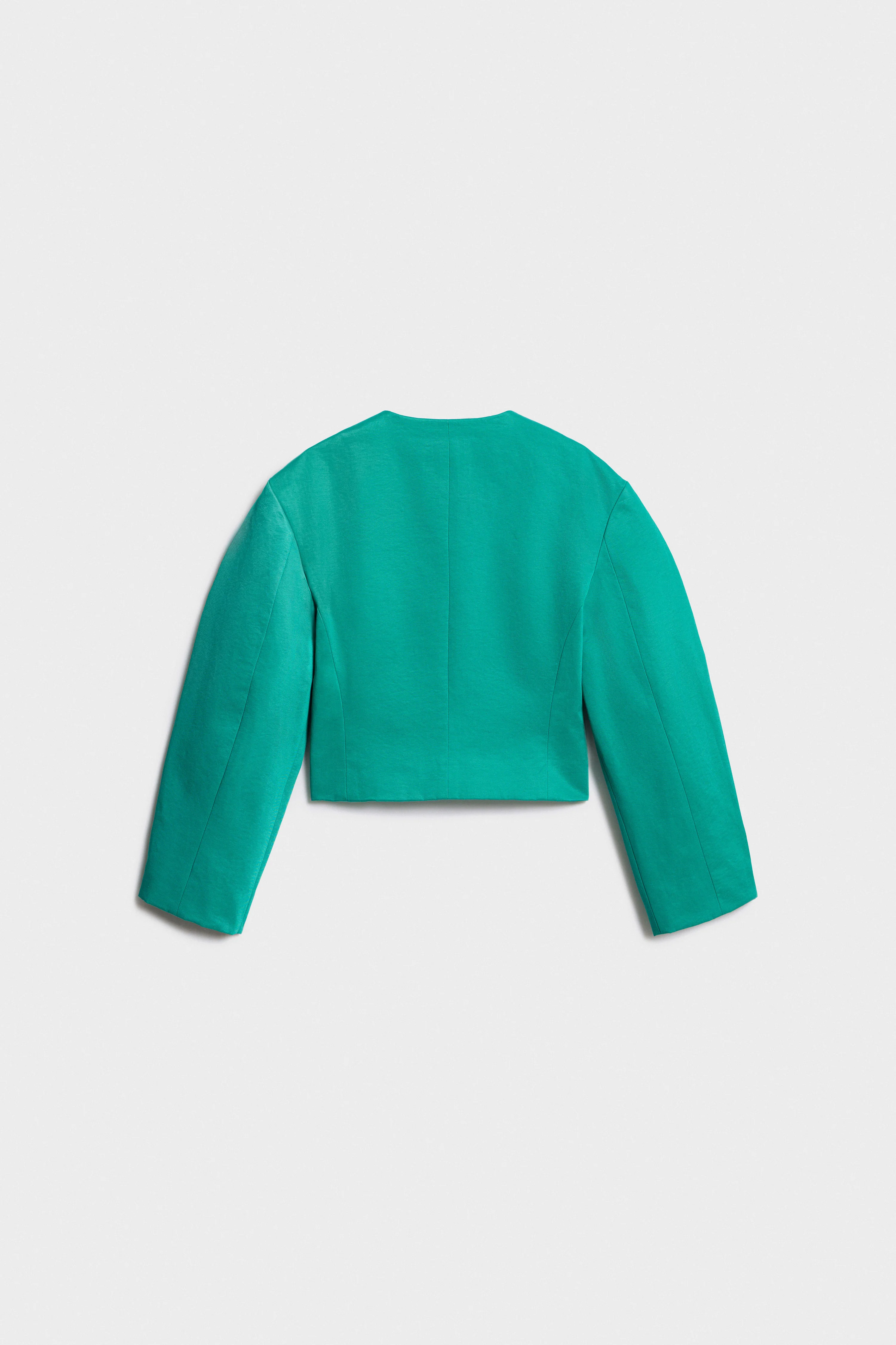 COTTON WEAVE BLAZER - Image 6