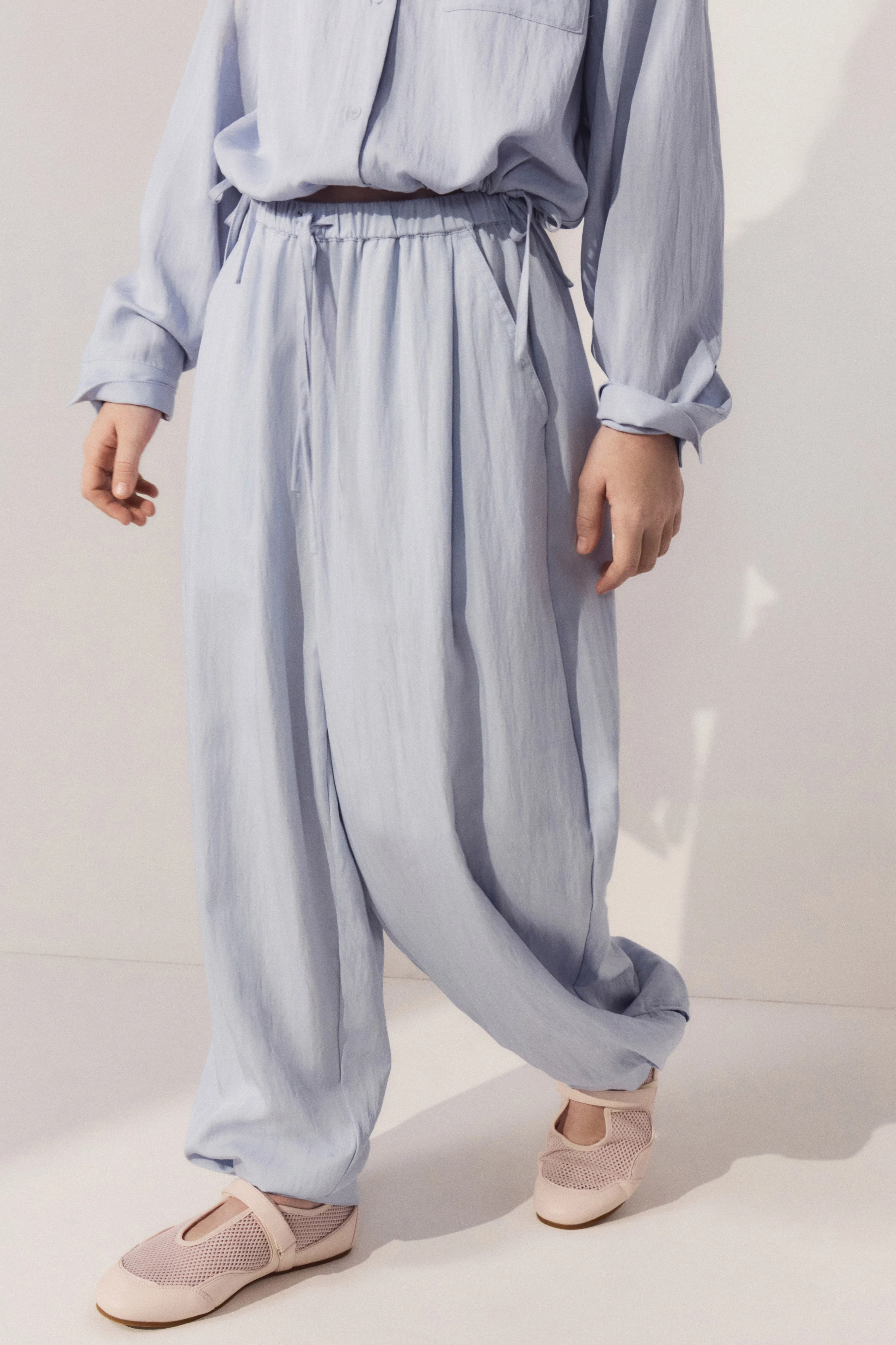 PLEATED BAGGY-FIT TROUSERS - Image 2