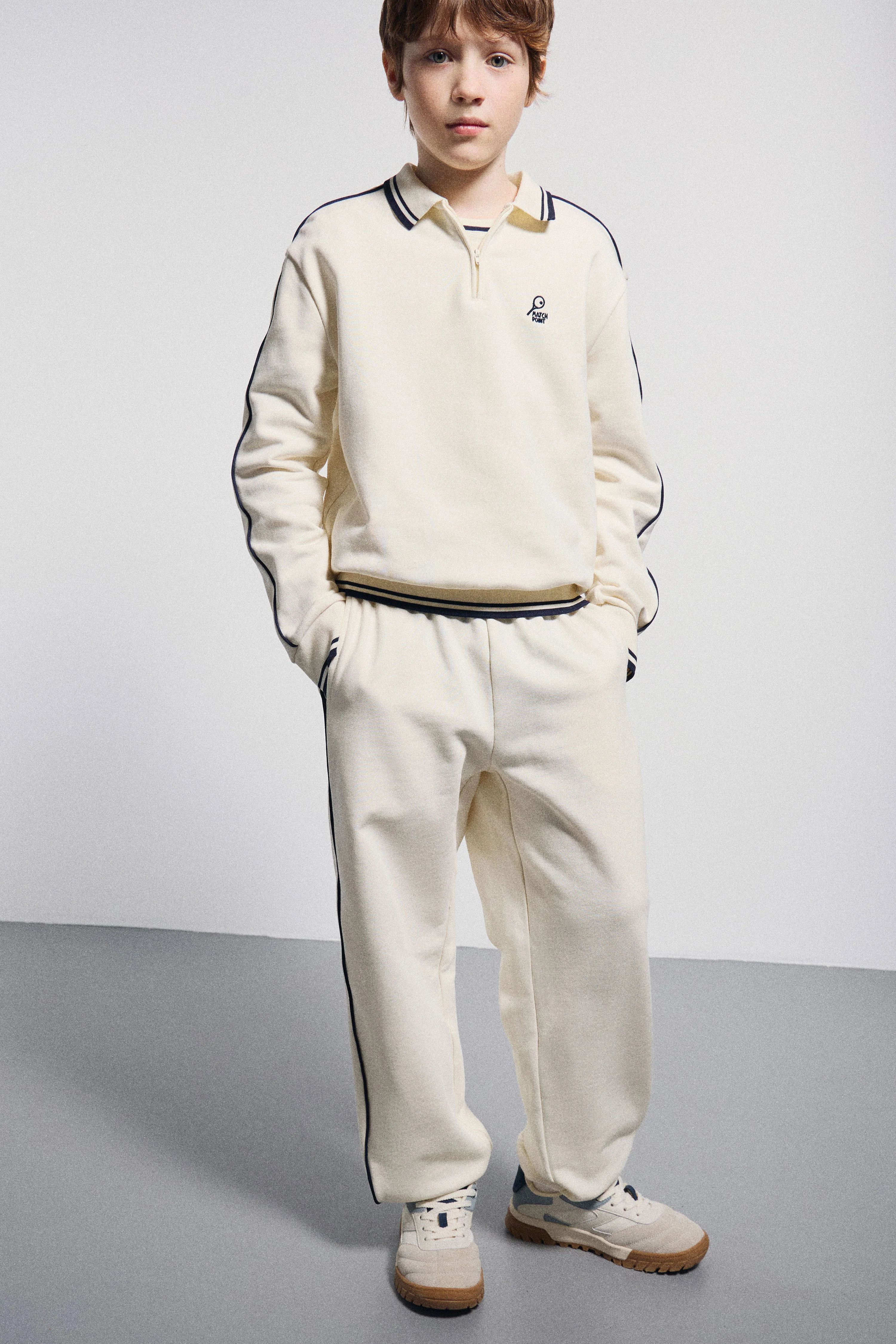EMBROIDERED POLO SWEATSHIRT - Image 3