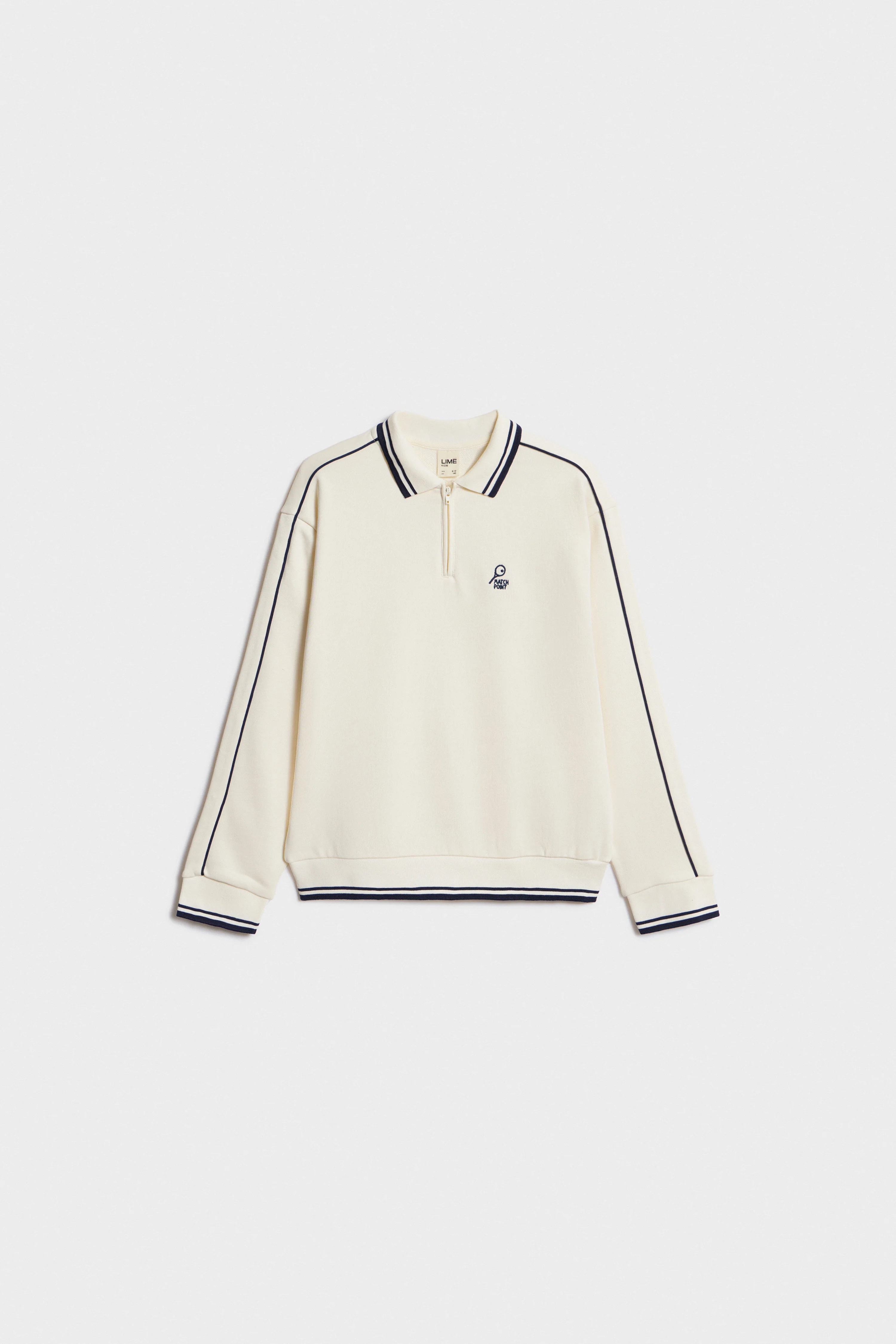EMBROIDERED POLO SWEATSHIRT - Image 4