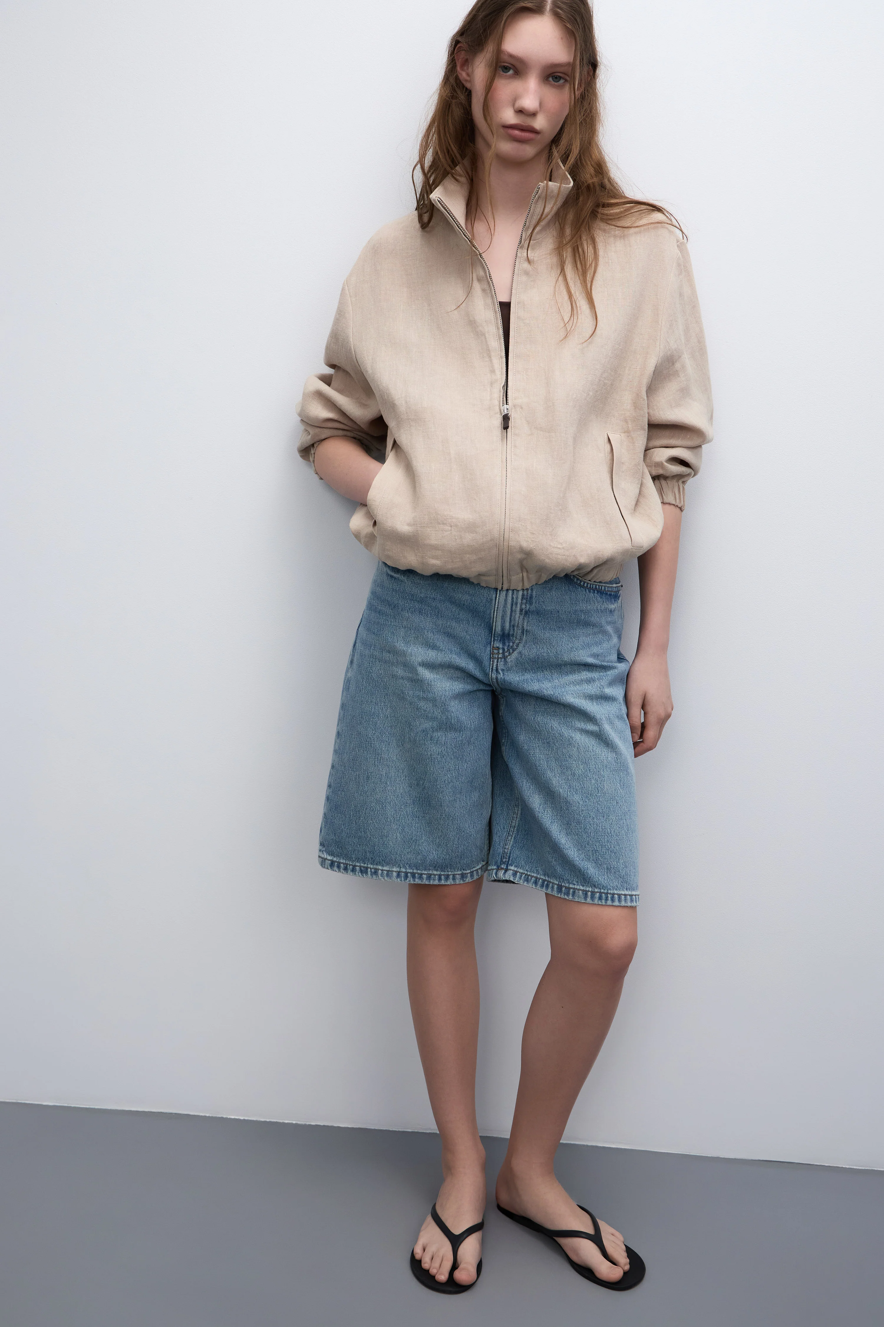 OVERSIZED LINEN JACKET - Image 2