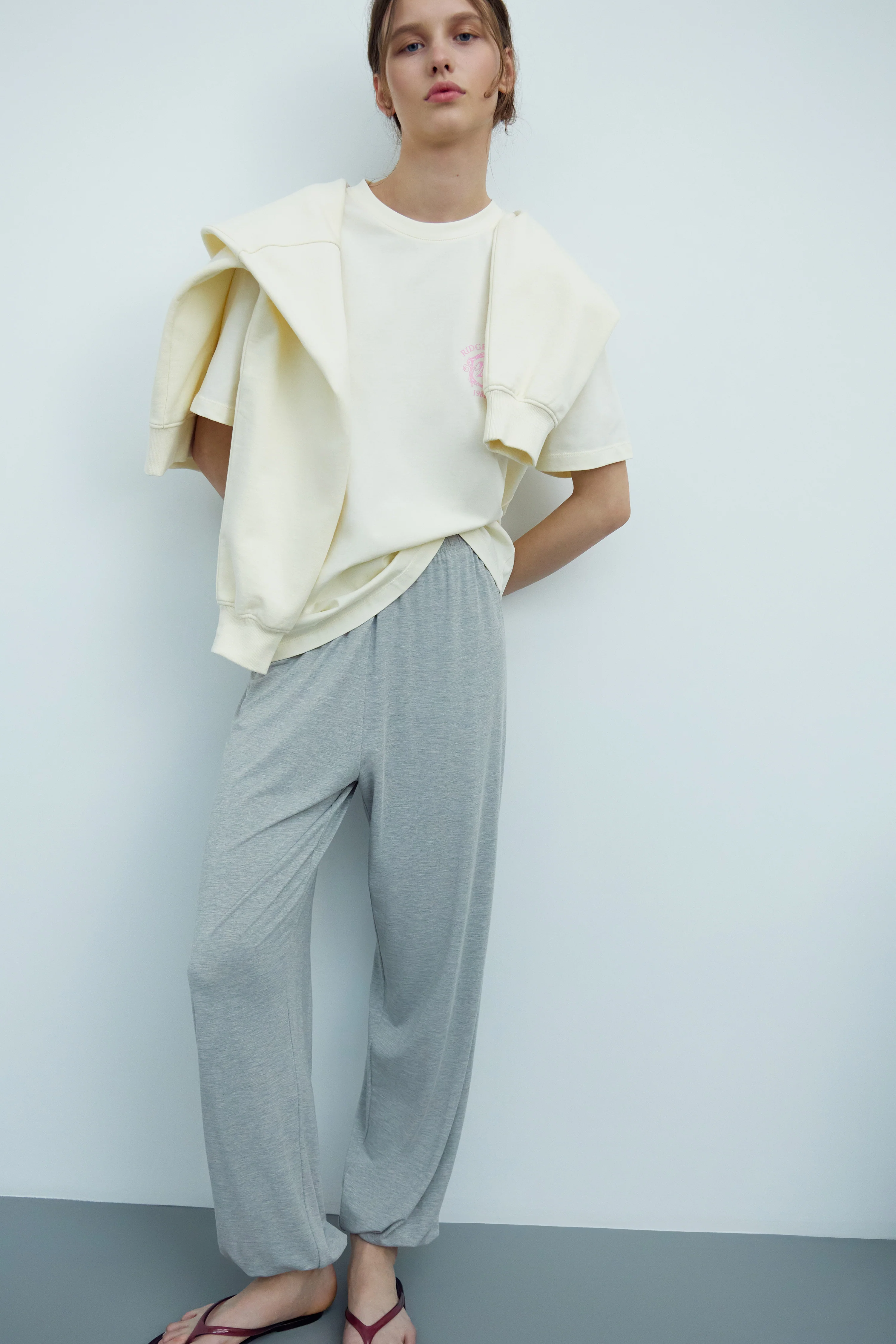 PRINT-MOTIF COTTON T-SHIRT - Image 3