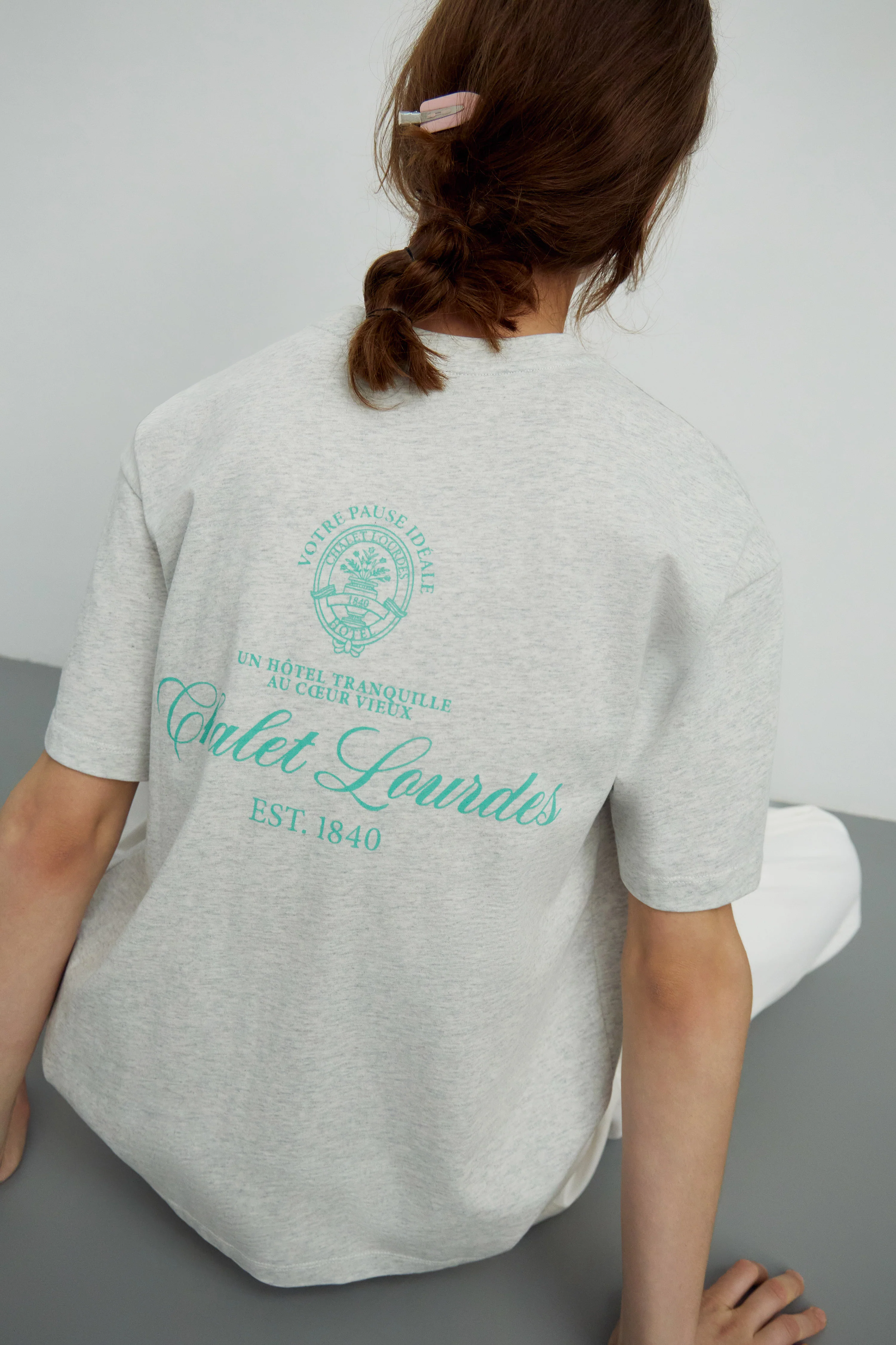 PRINT-MOTIF COTTON T-SHIRT - Image 2
