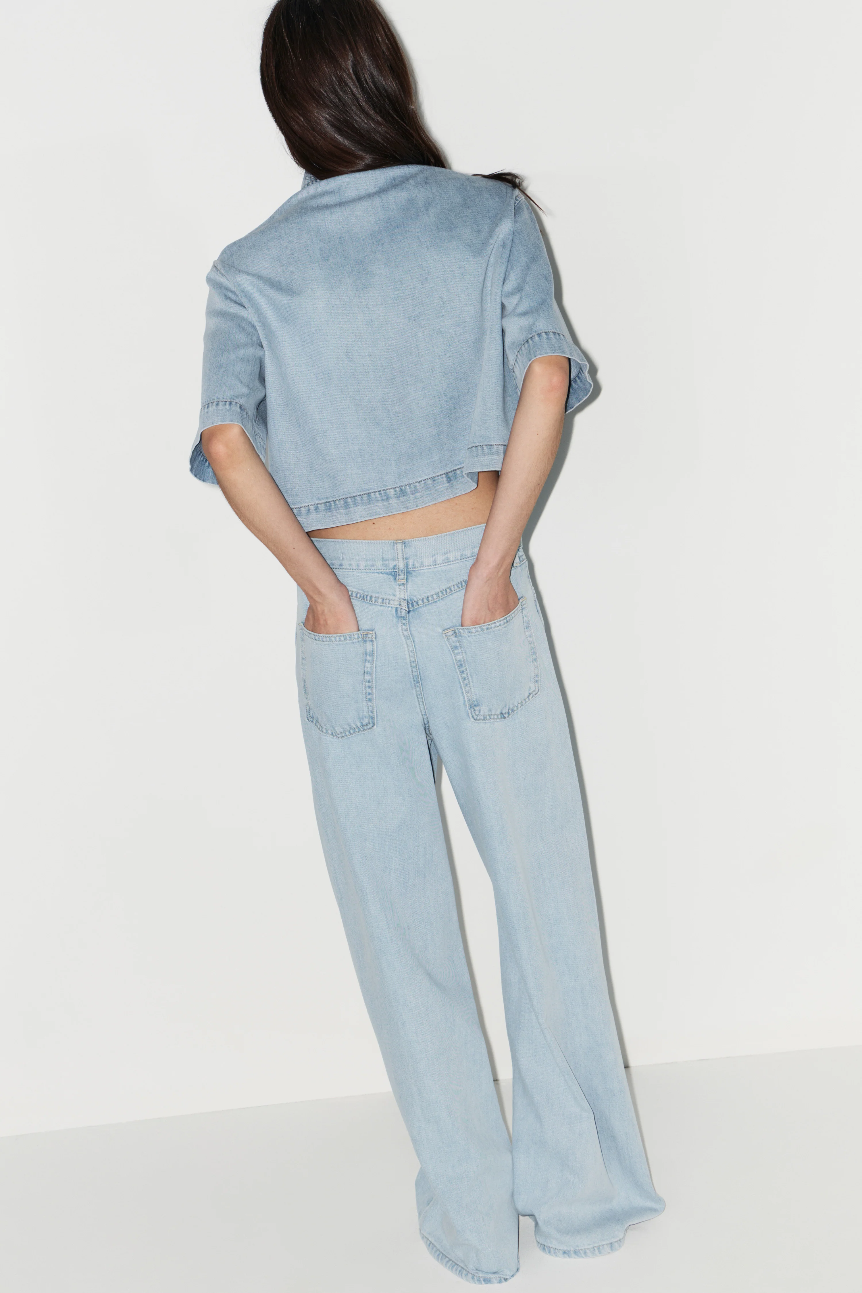 LYOCELL-COTTON WIDE FIT JEANS - Image 3