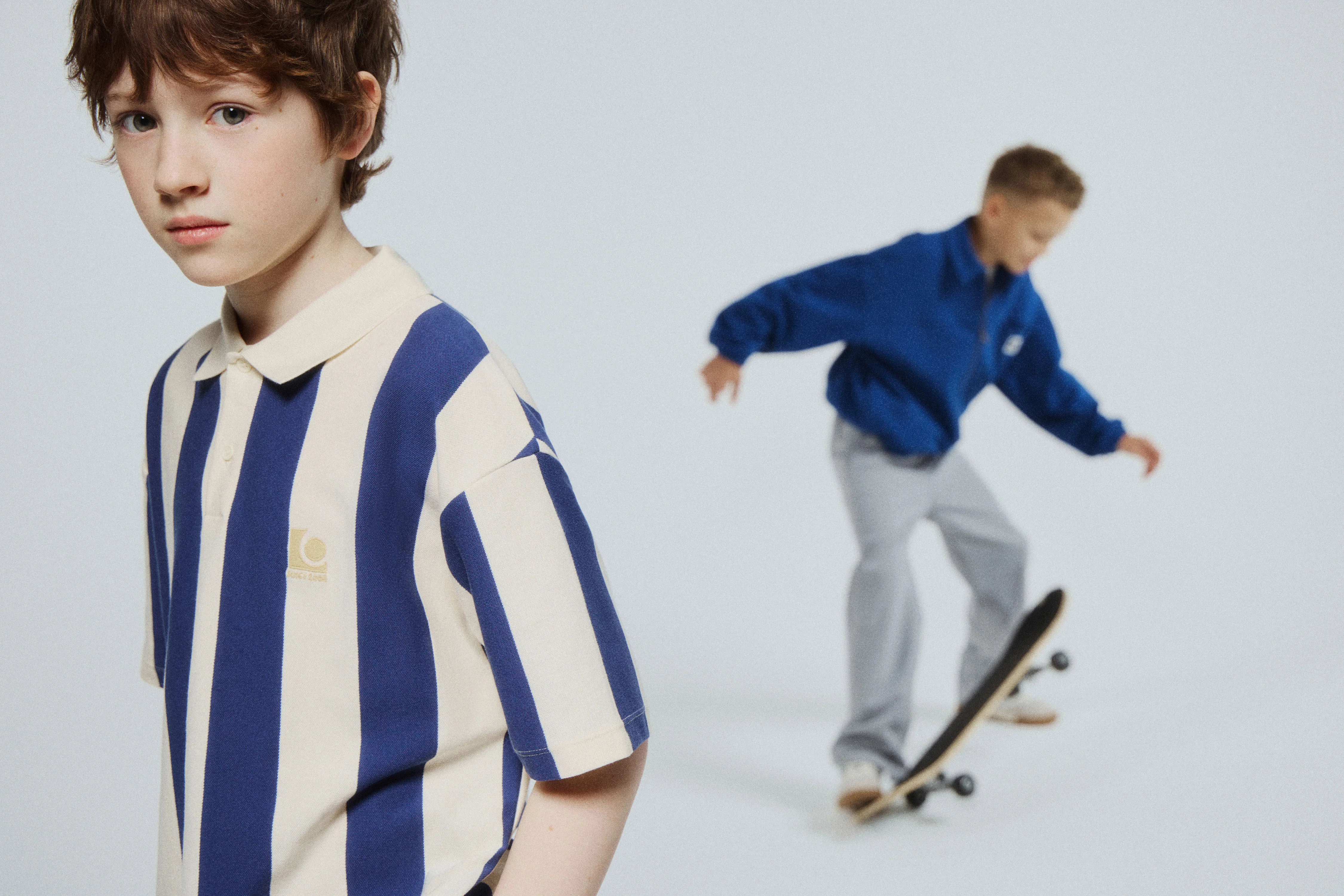 STRIPED POLO SHIRT WITH EMBROIDERY - Image 5