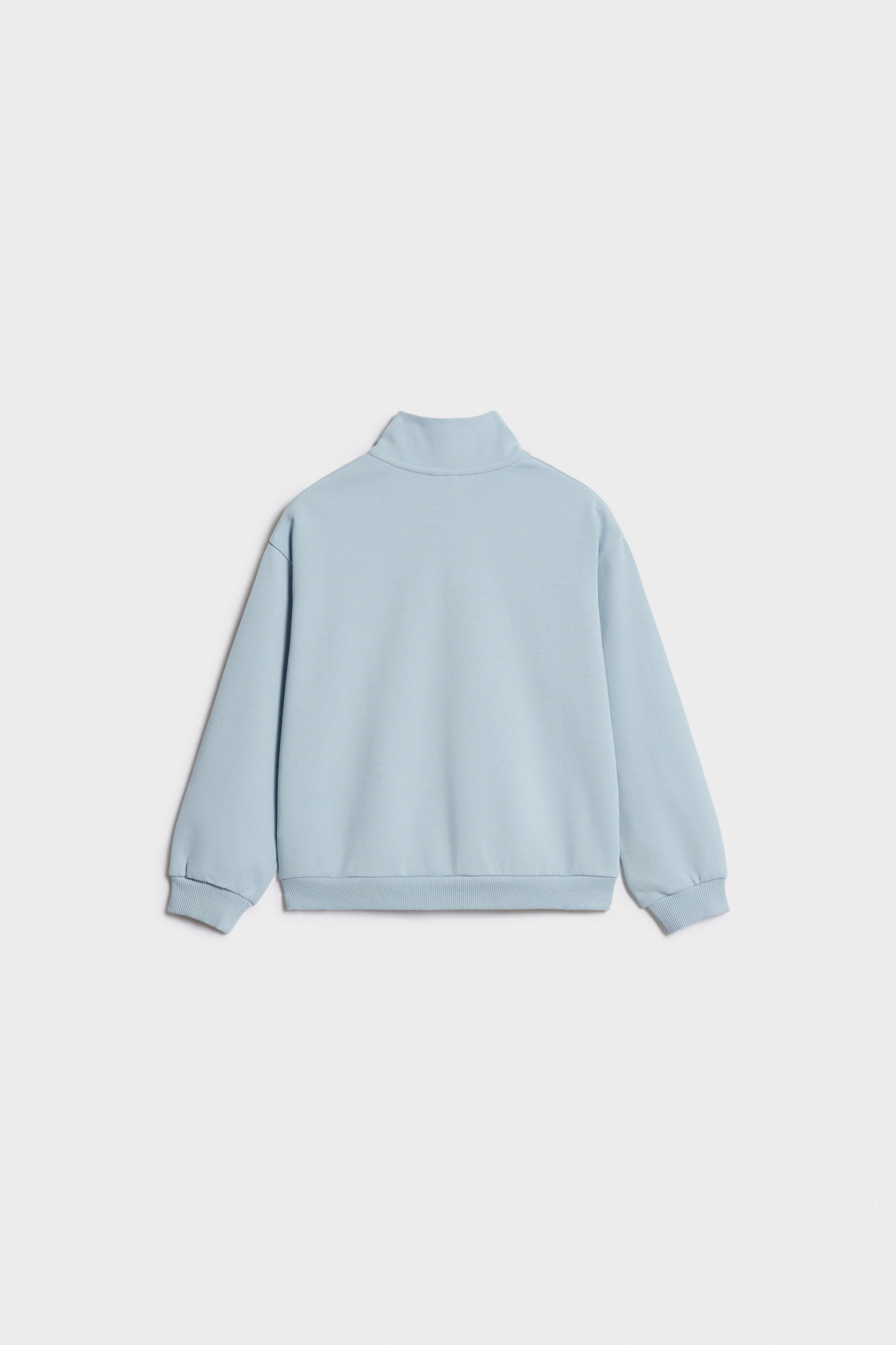 ZIP-TOP INTERLOCK SWEATSHIRT - Image 2