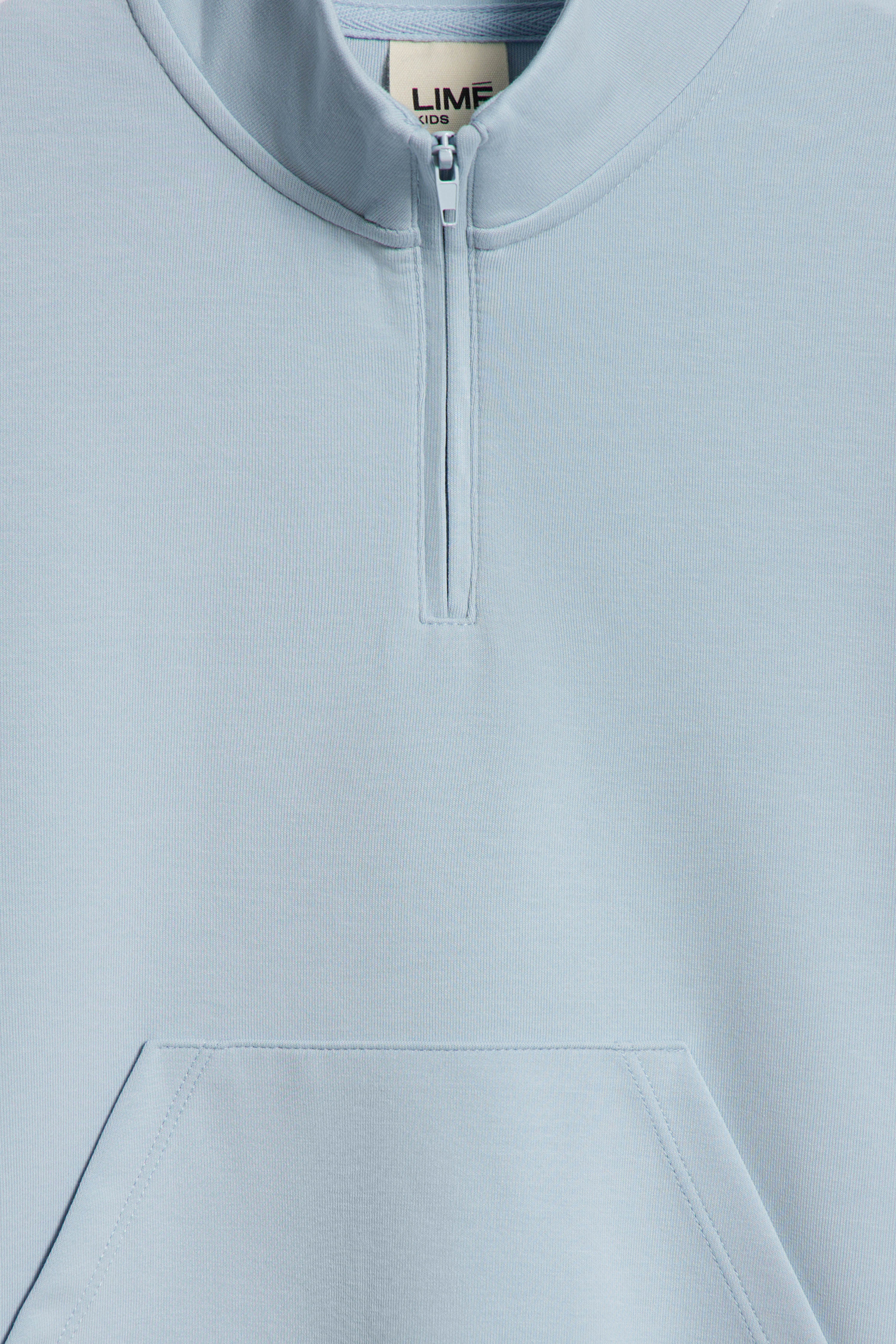 ZIP-TOP INTERLOCK SWEATSHIRT - Image 3