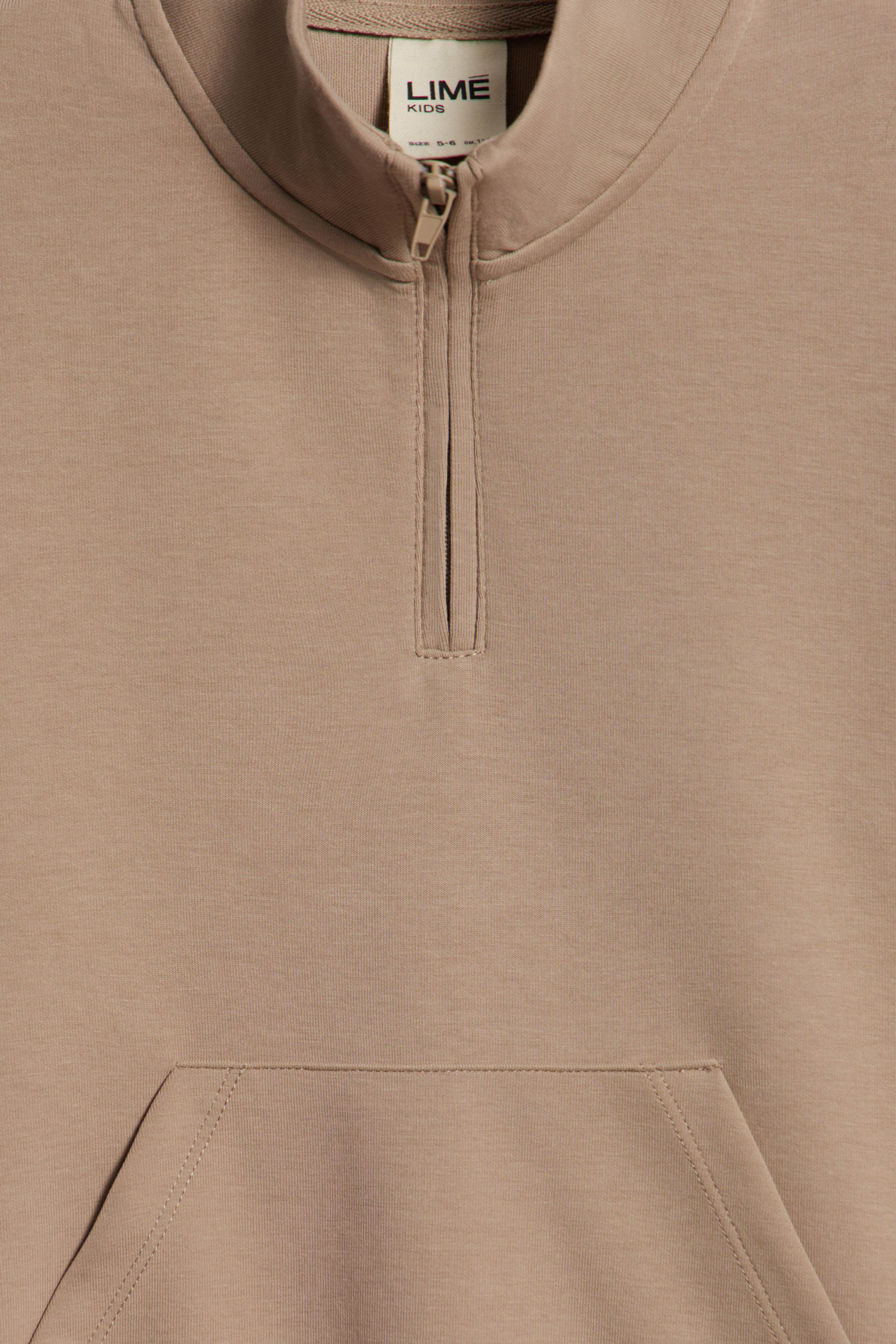 ZIP-TOP INTERLOCK SWEATSHIRT - Image 7