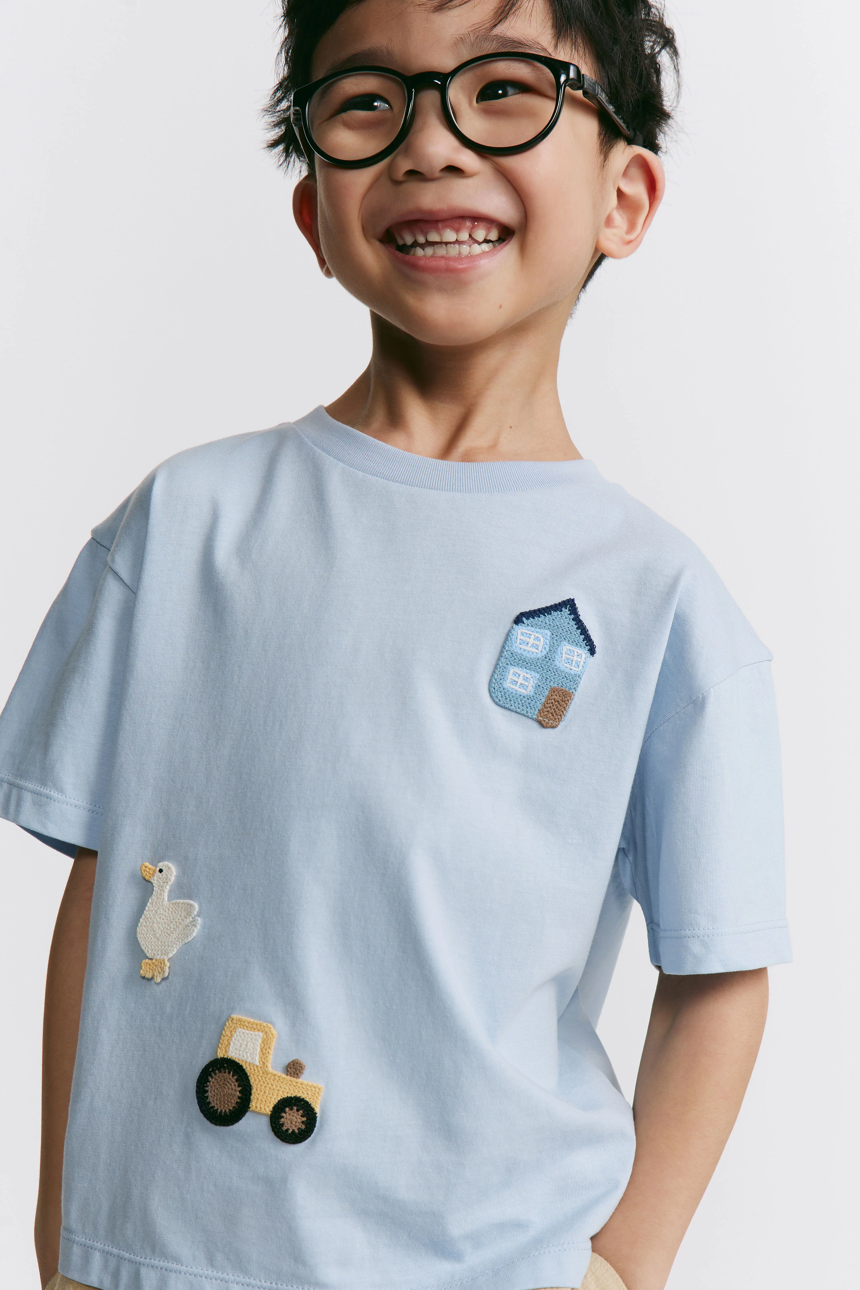 EMBELLISHED COTTON T-SHIRT