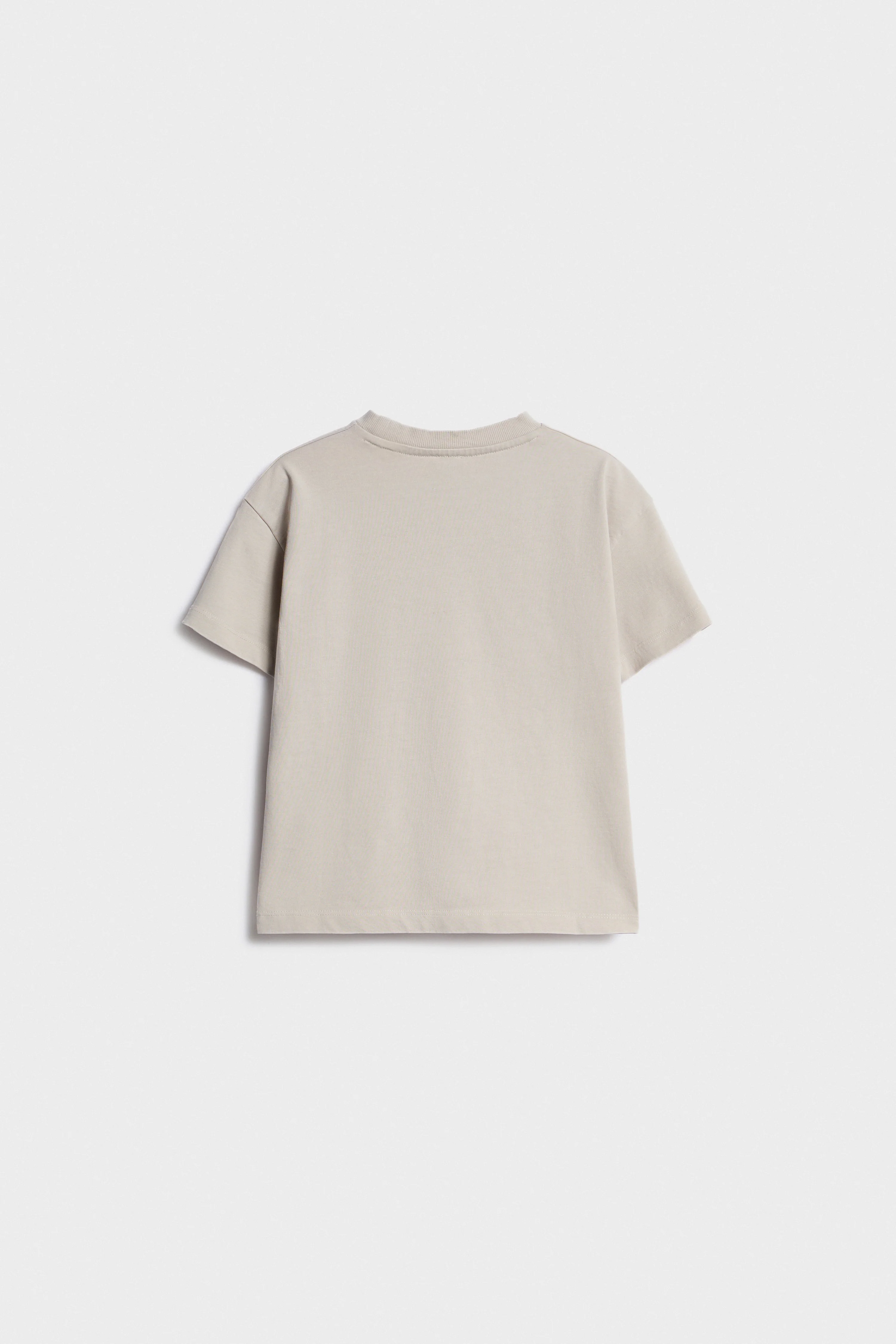 OVERSIZED PRINT-MOTIF COTTON T-SHIRT - Image 5