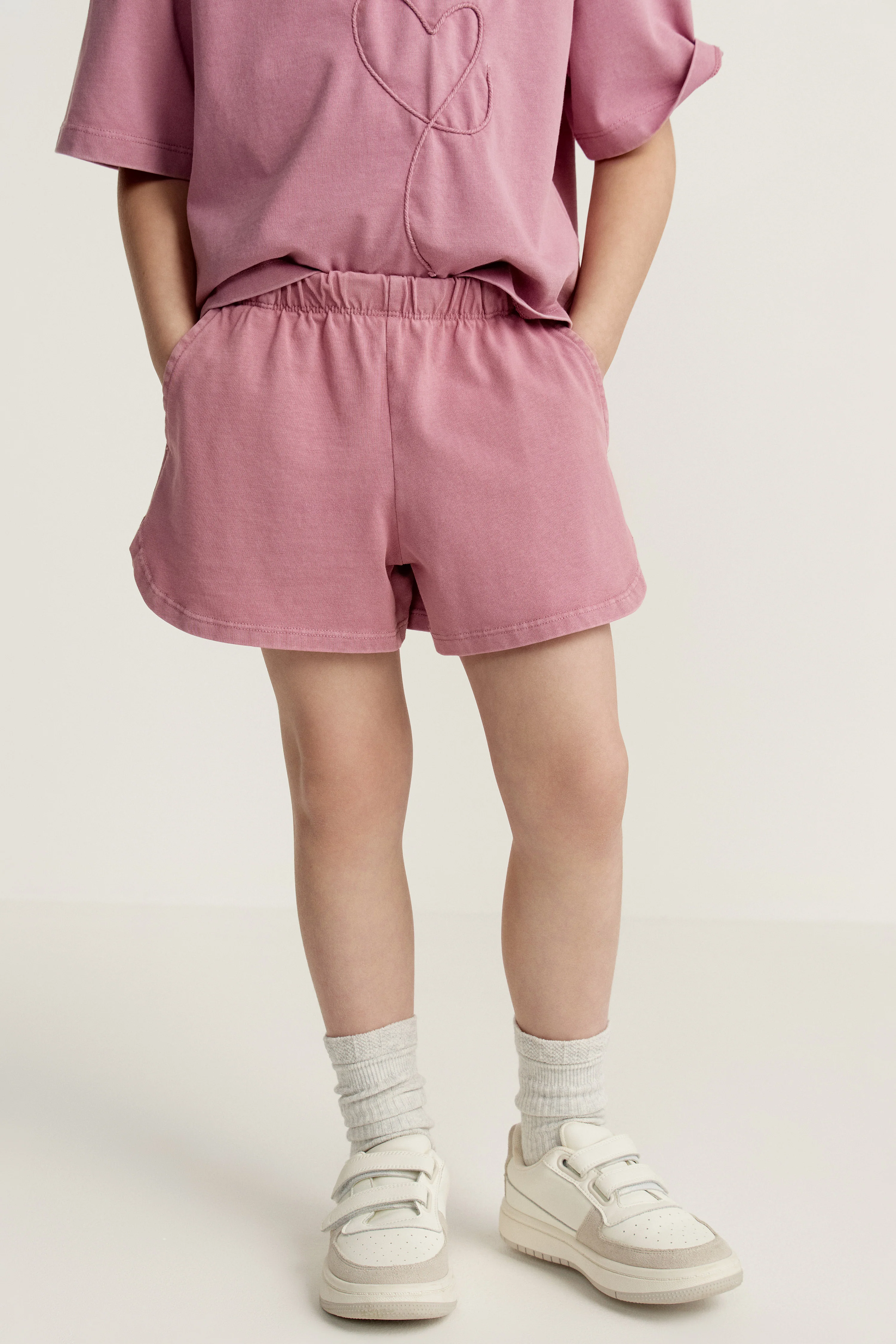 WIDE-LEG COTTON SHORTS - Image 2