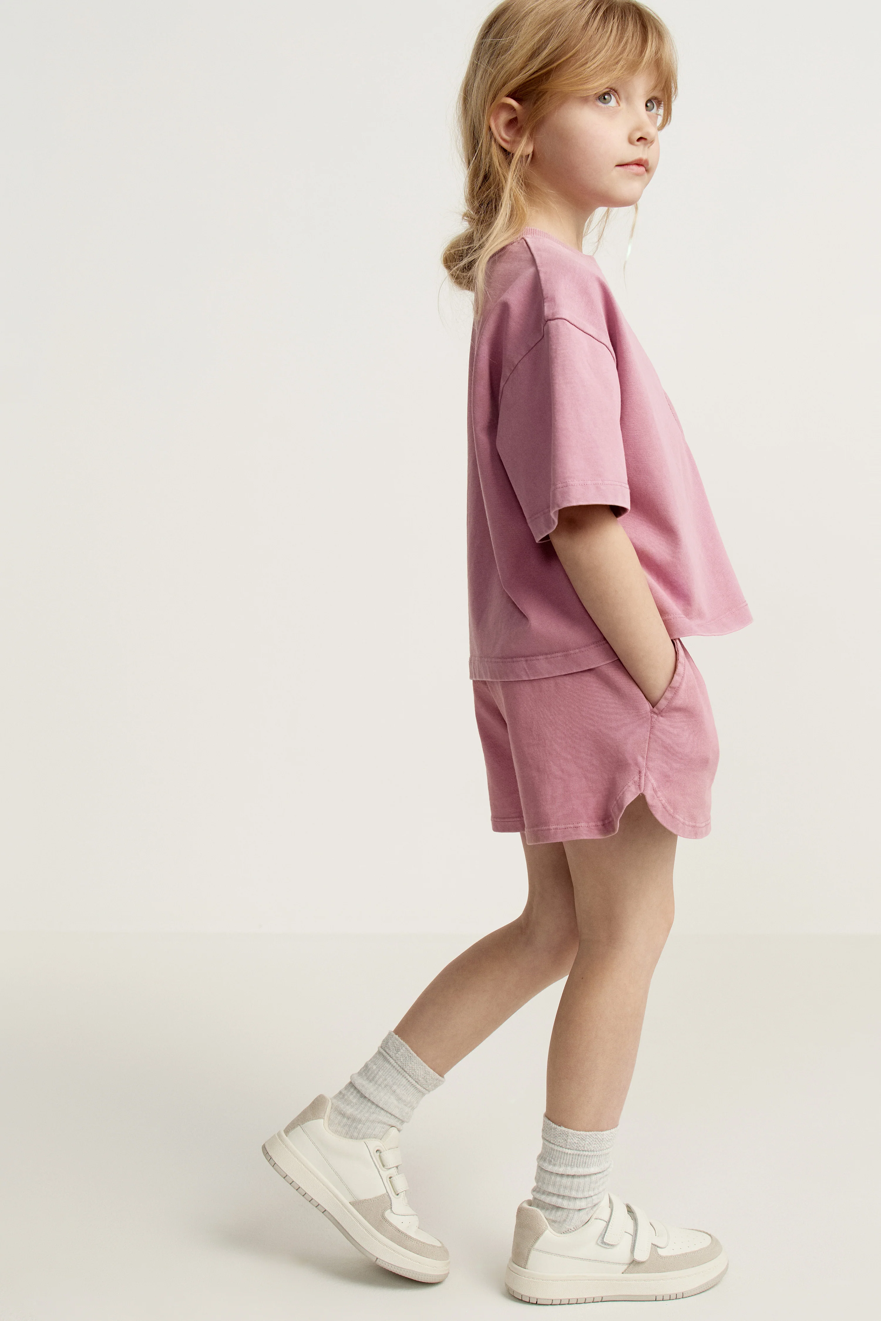 WIDE-LEG COTTON SHORTS - Image 3