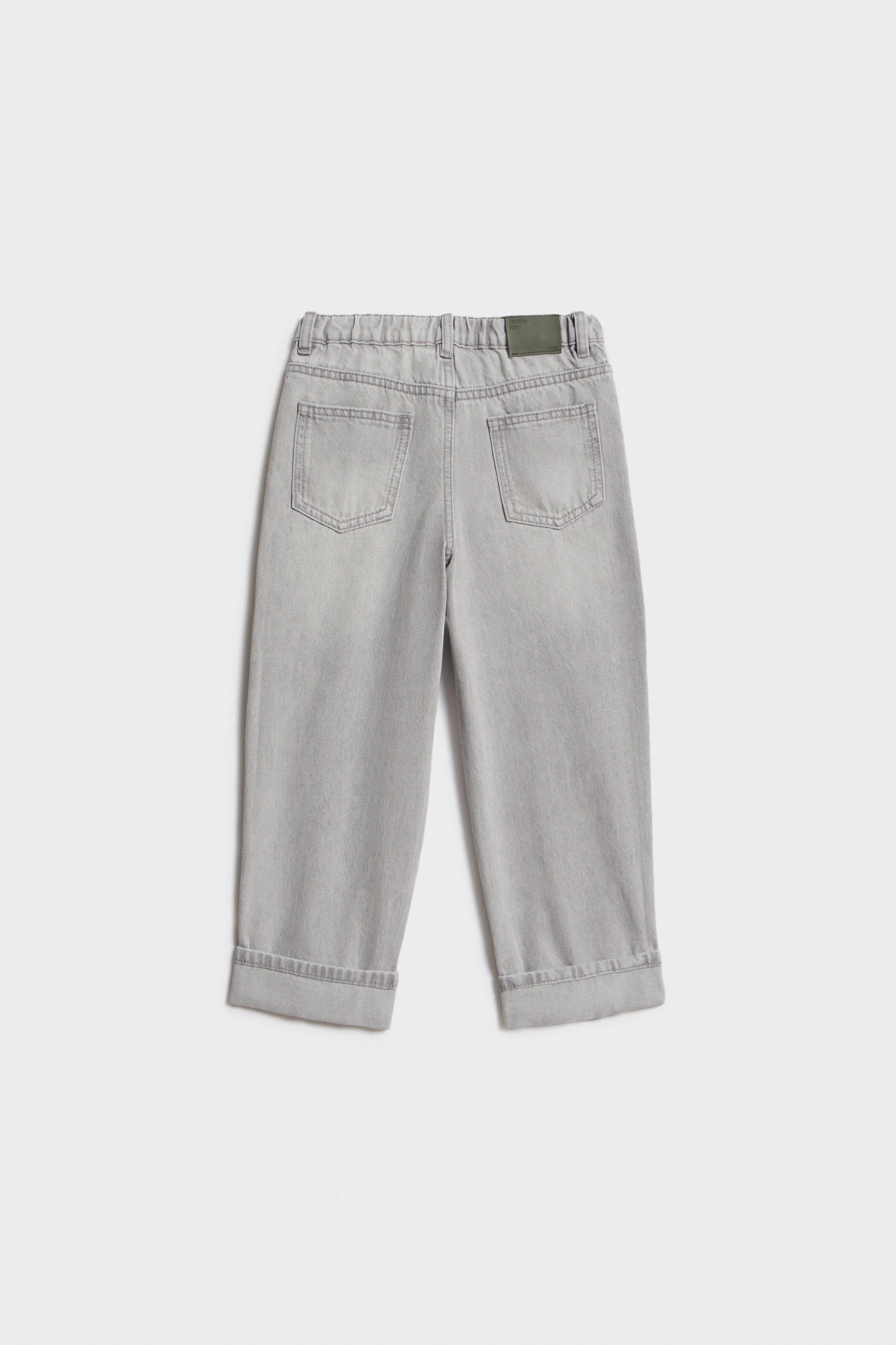 TURN-UP BAGGY JEANS - Image 4