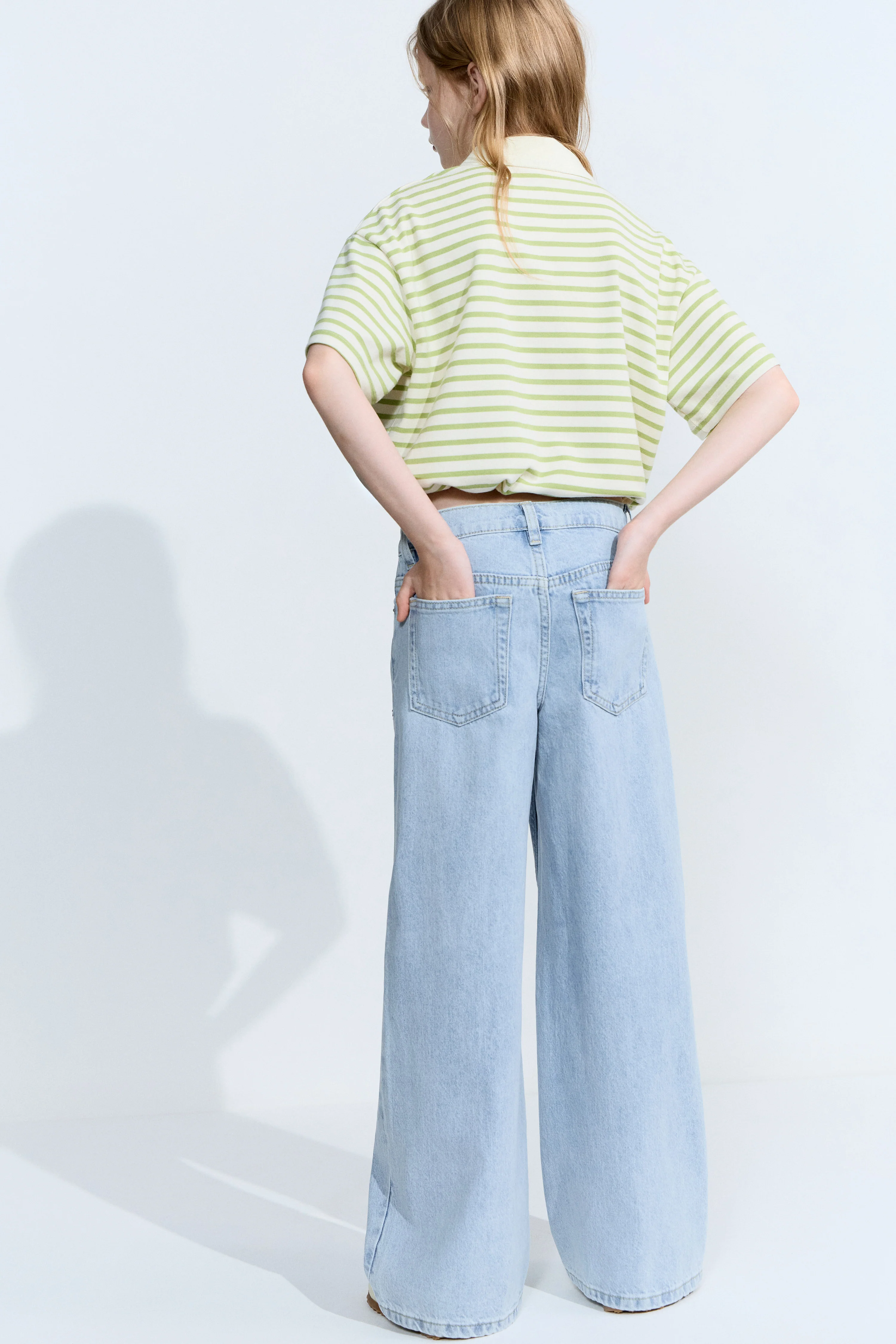 EMBELLISHED WIDE LEG JEANS - Image 5