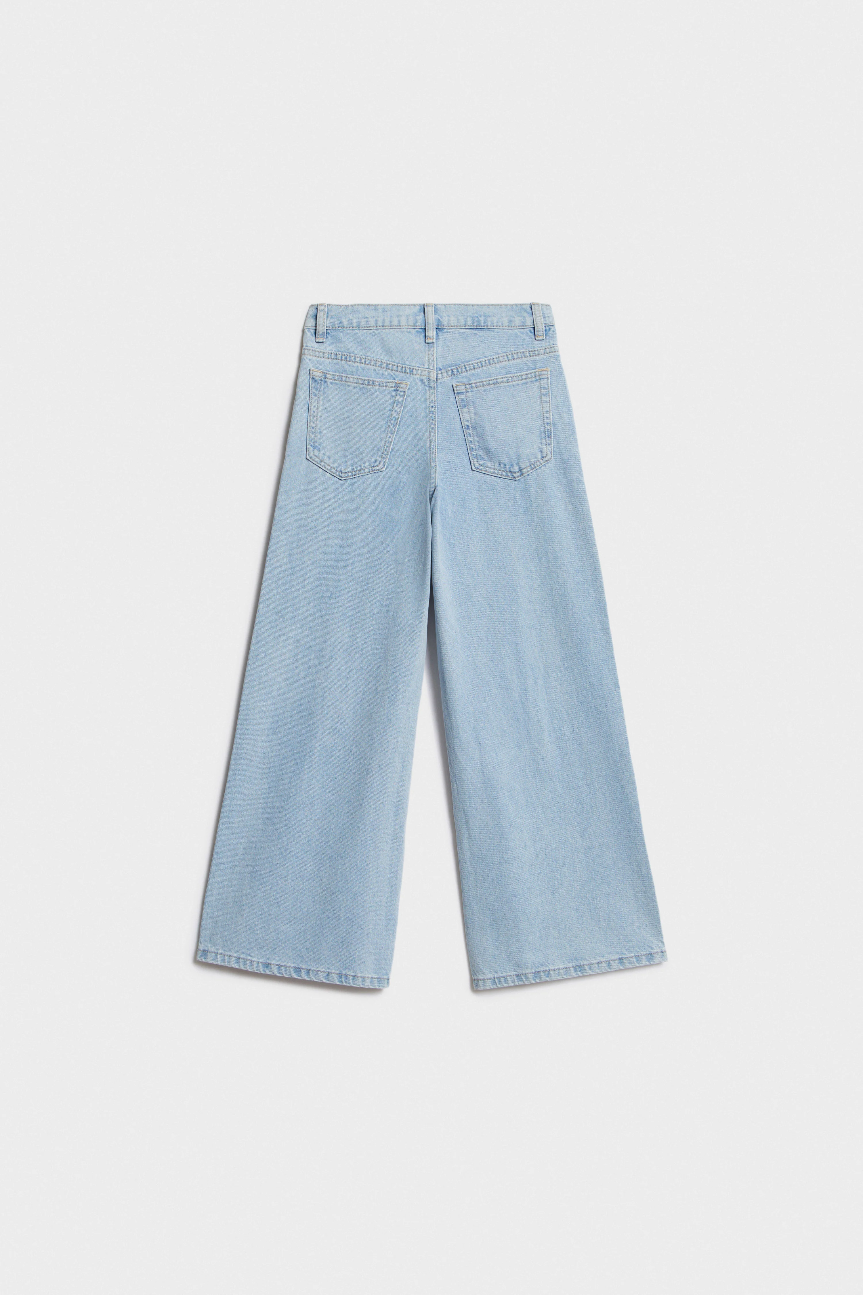 EMBELLISHED WIDE LEG JEANS - Image 7