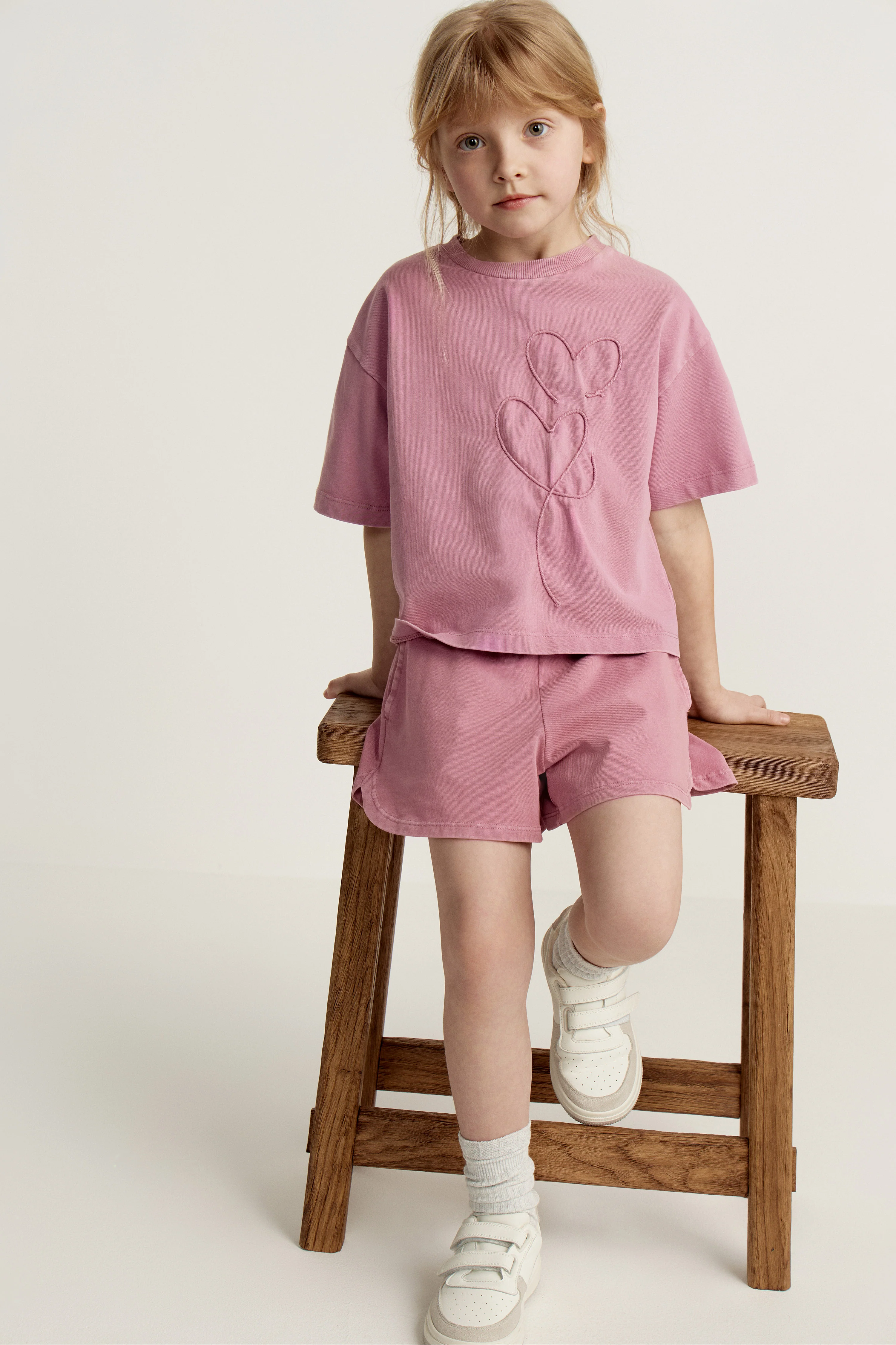 EMBROIDERY-DETAIL COTTON T-SHIRT - Image 2