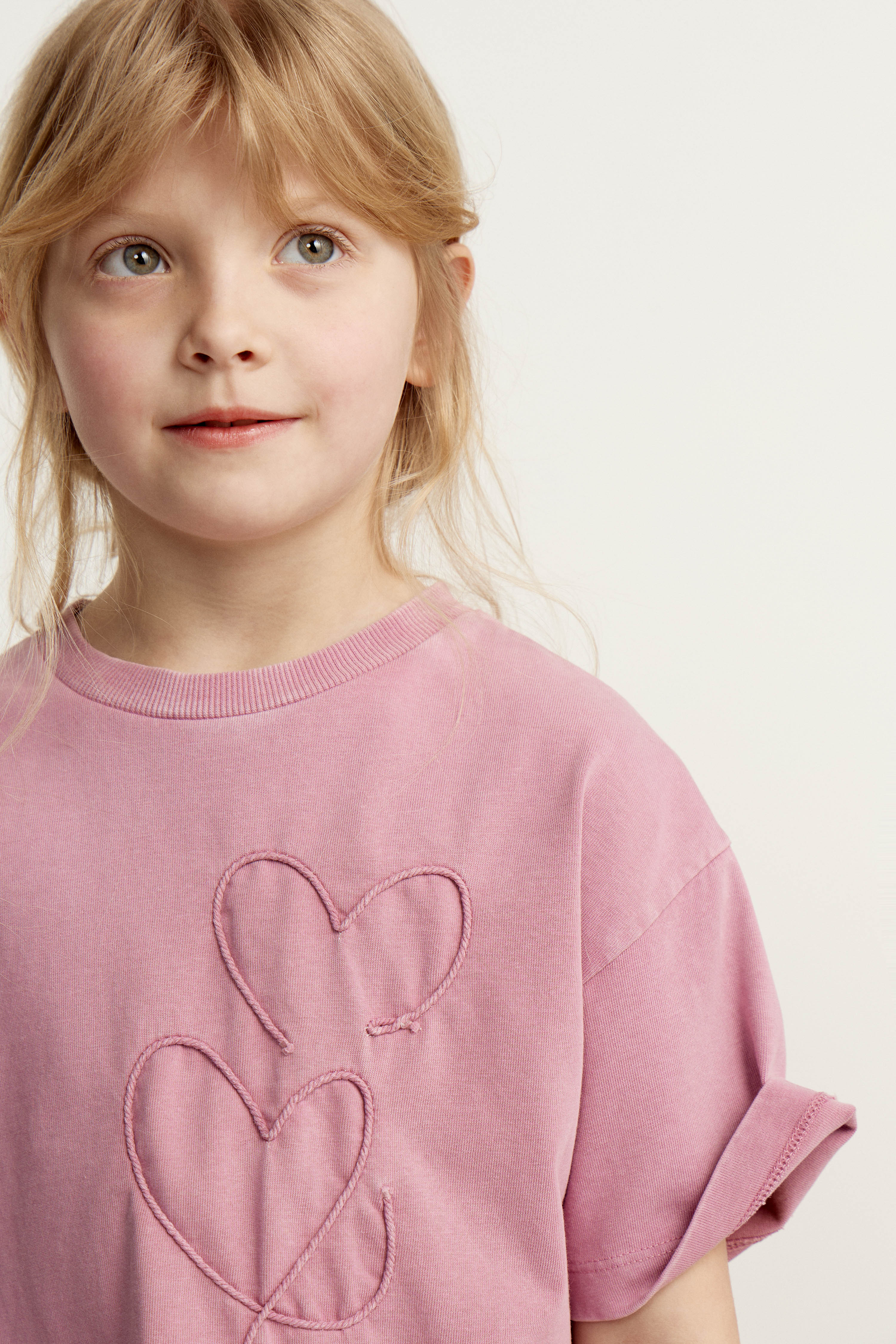EMBROIDERY-DETAIL COTTON T-SHIRT - Image 3