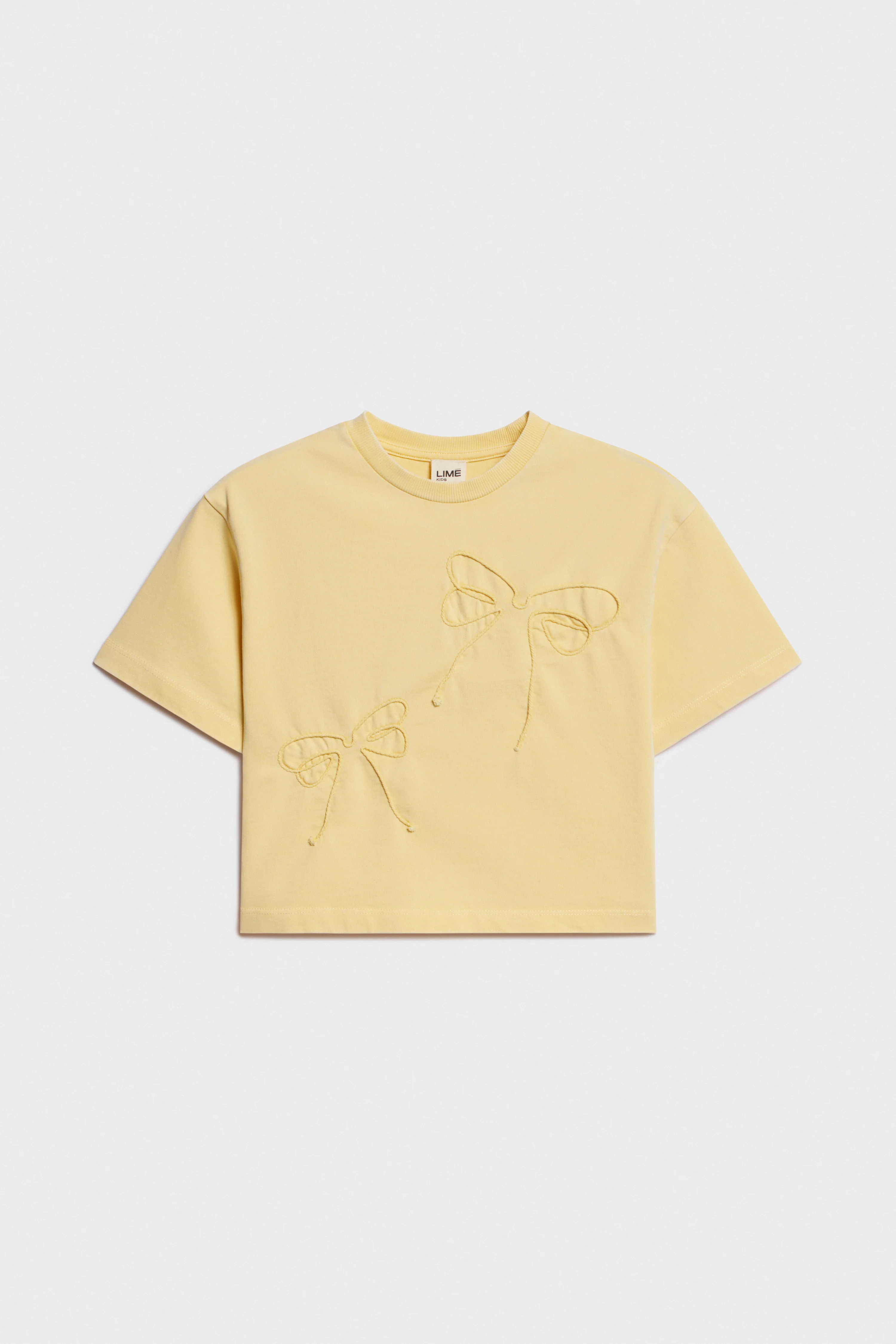EMBROIDERY-DETAIL COTTON T-SHIRT - Image 4