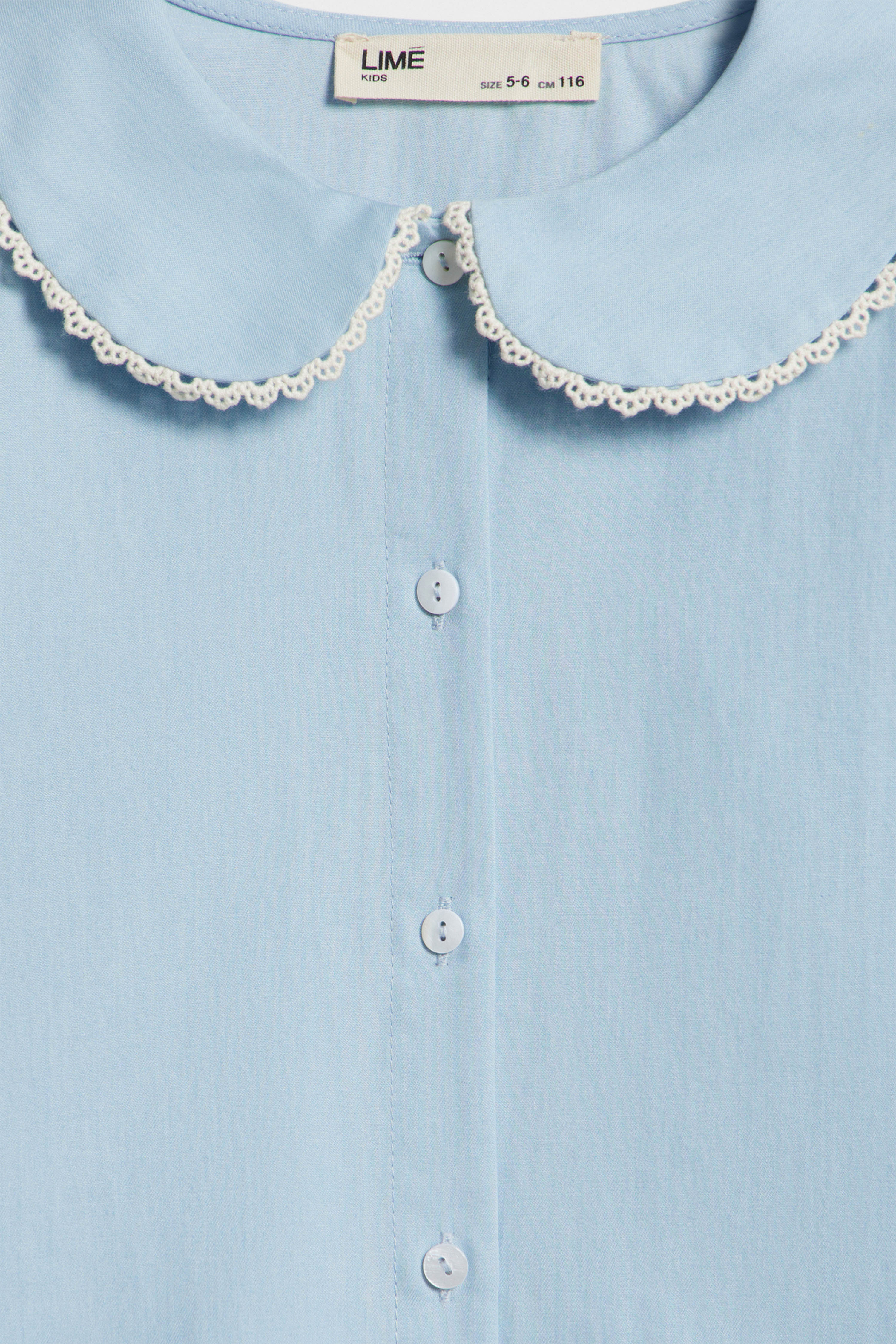 COTTON BLOUSE WITH COLLAR - Image 5