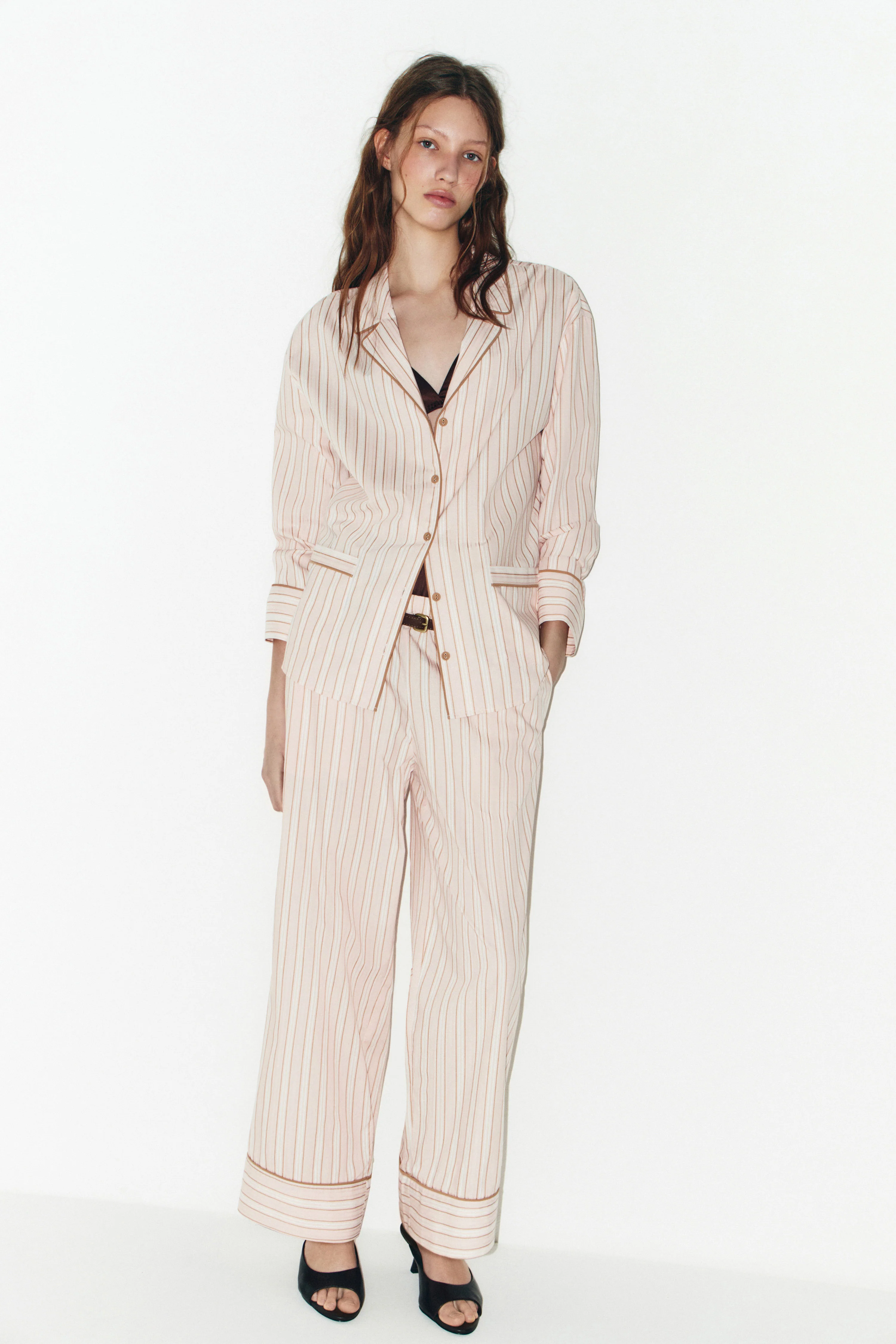 COTTON PAJAMA-LOOK SHIRT - Image 2