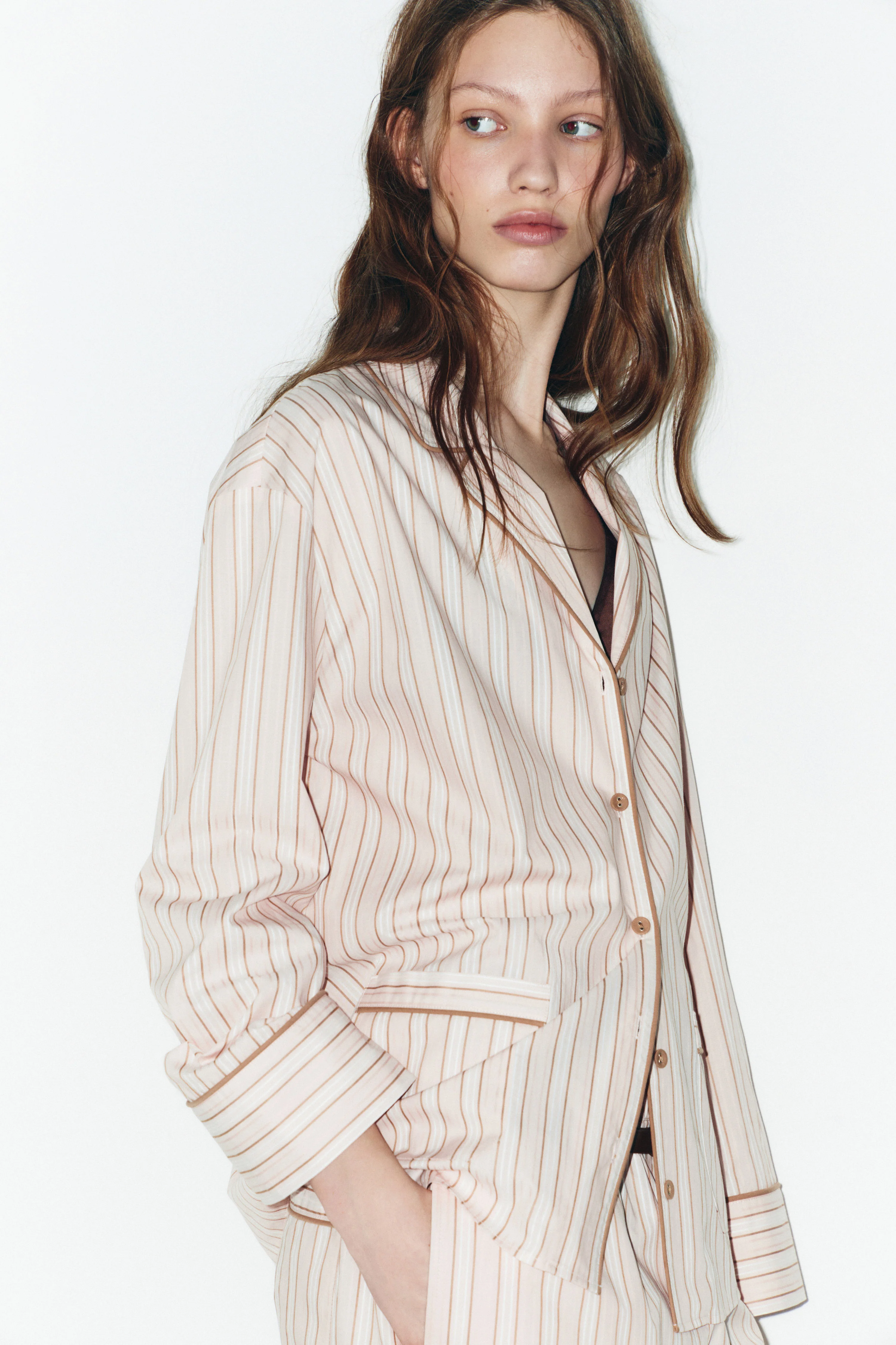 COTTON PAJAMA-LOOK SHIRT - Image 3