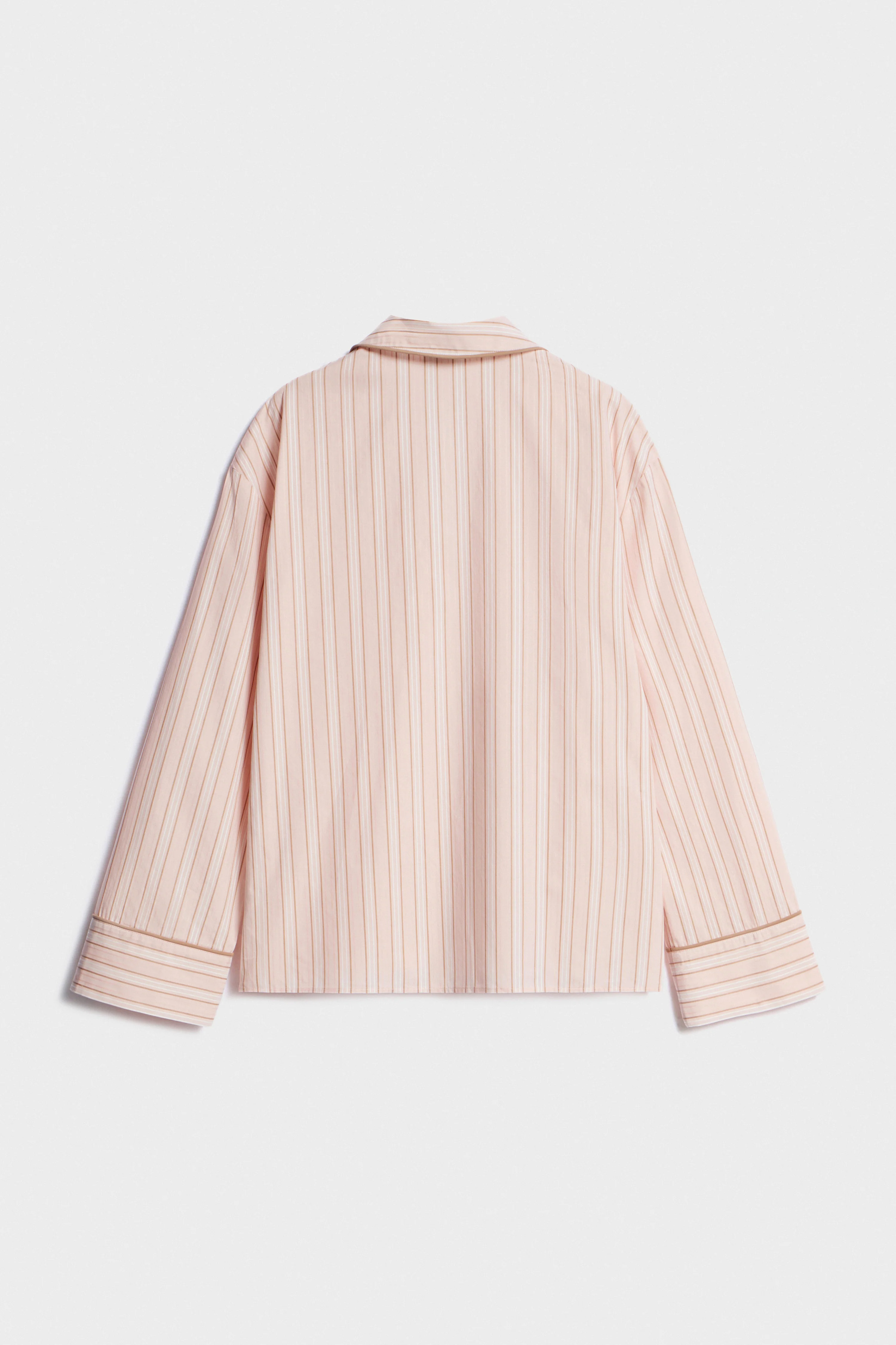COTTON PAJAMA-LOOK SHIRT - Image 6