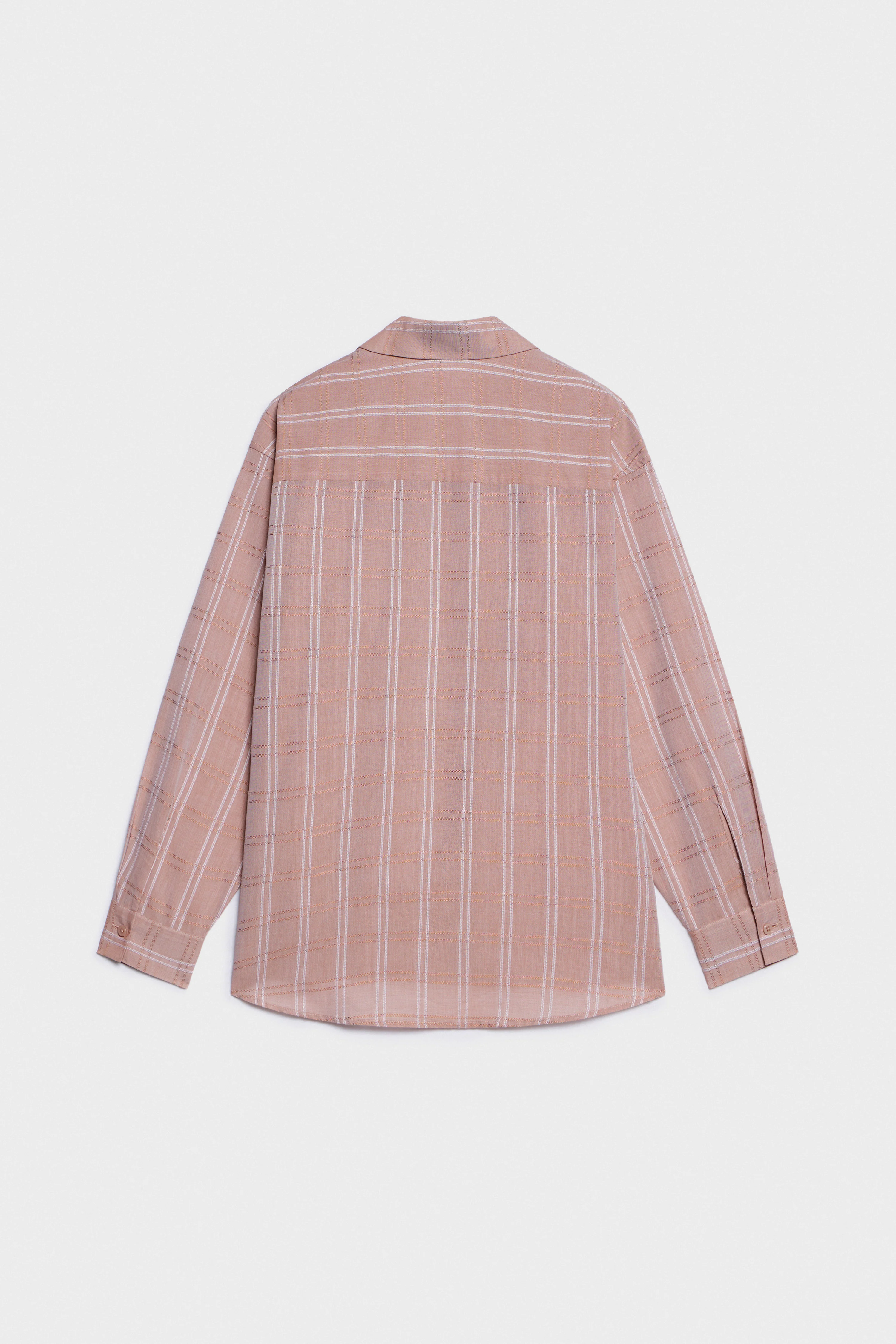 LAPEL COLLAR COTTON SHIRT - Image 7